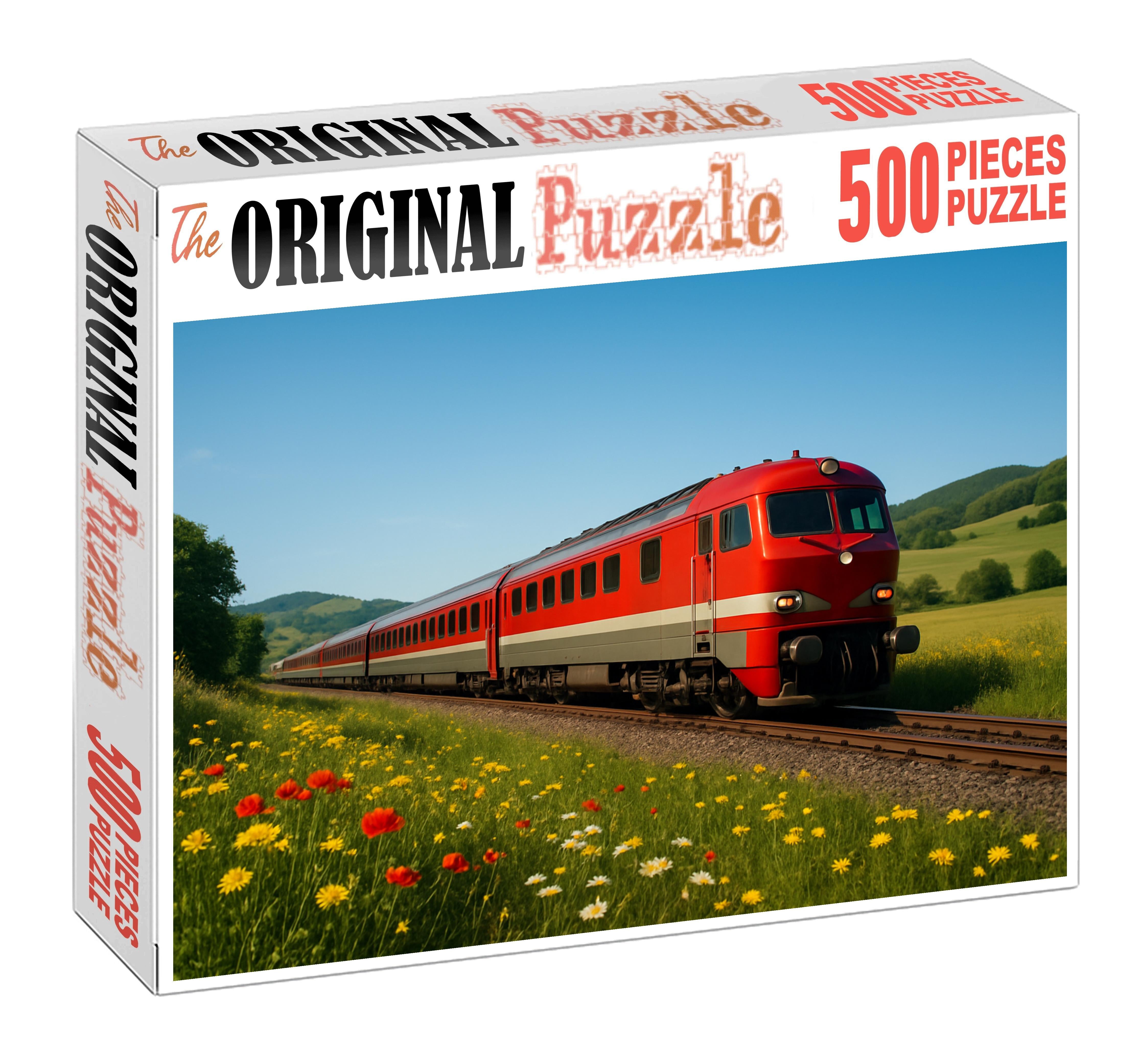 Crimson Horizon Diesel Express 20 Piece Puzzle