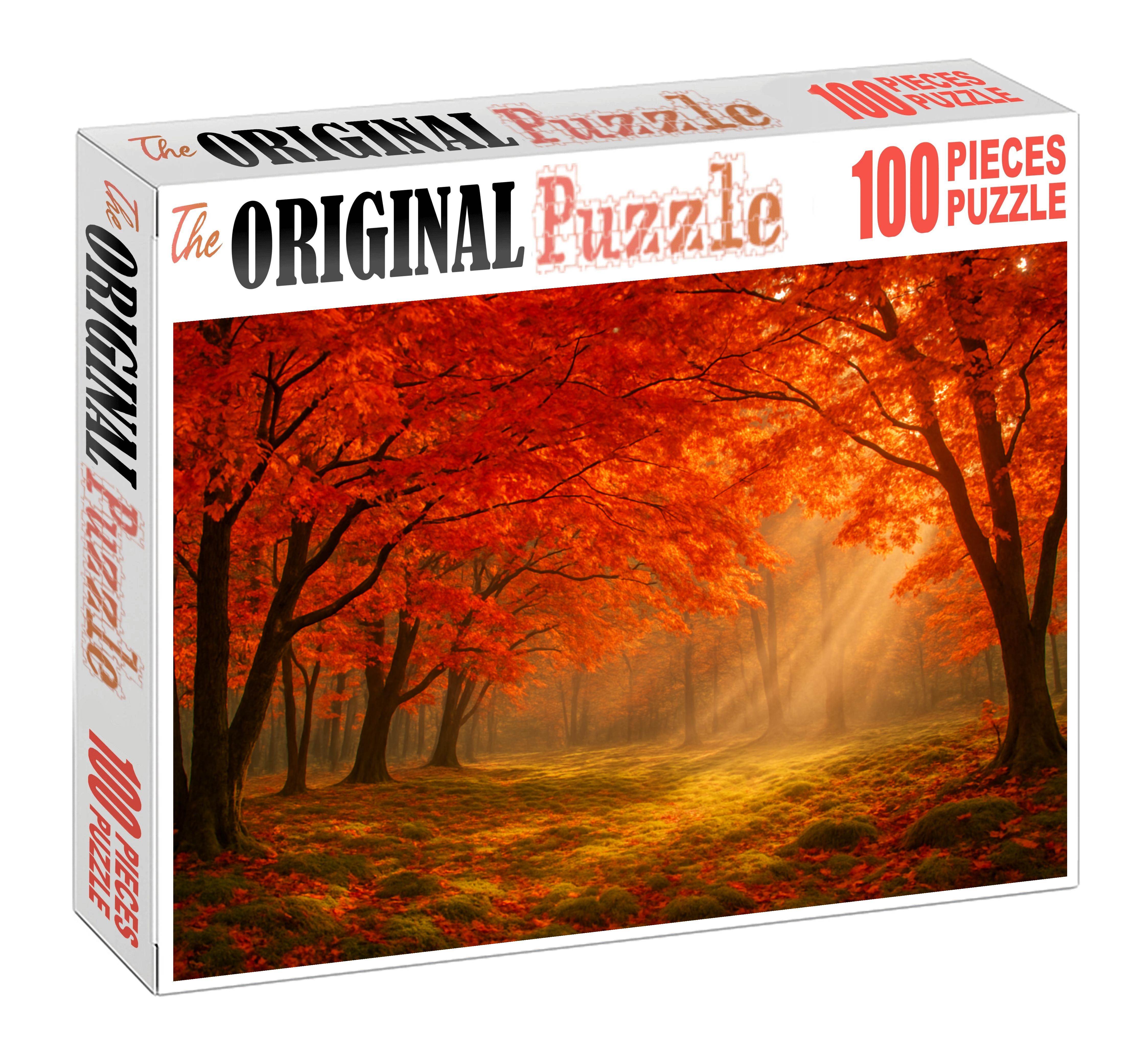 Crimson Leafed Dell 300 Piece Puzzle