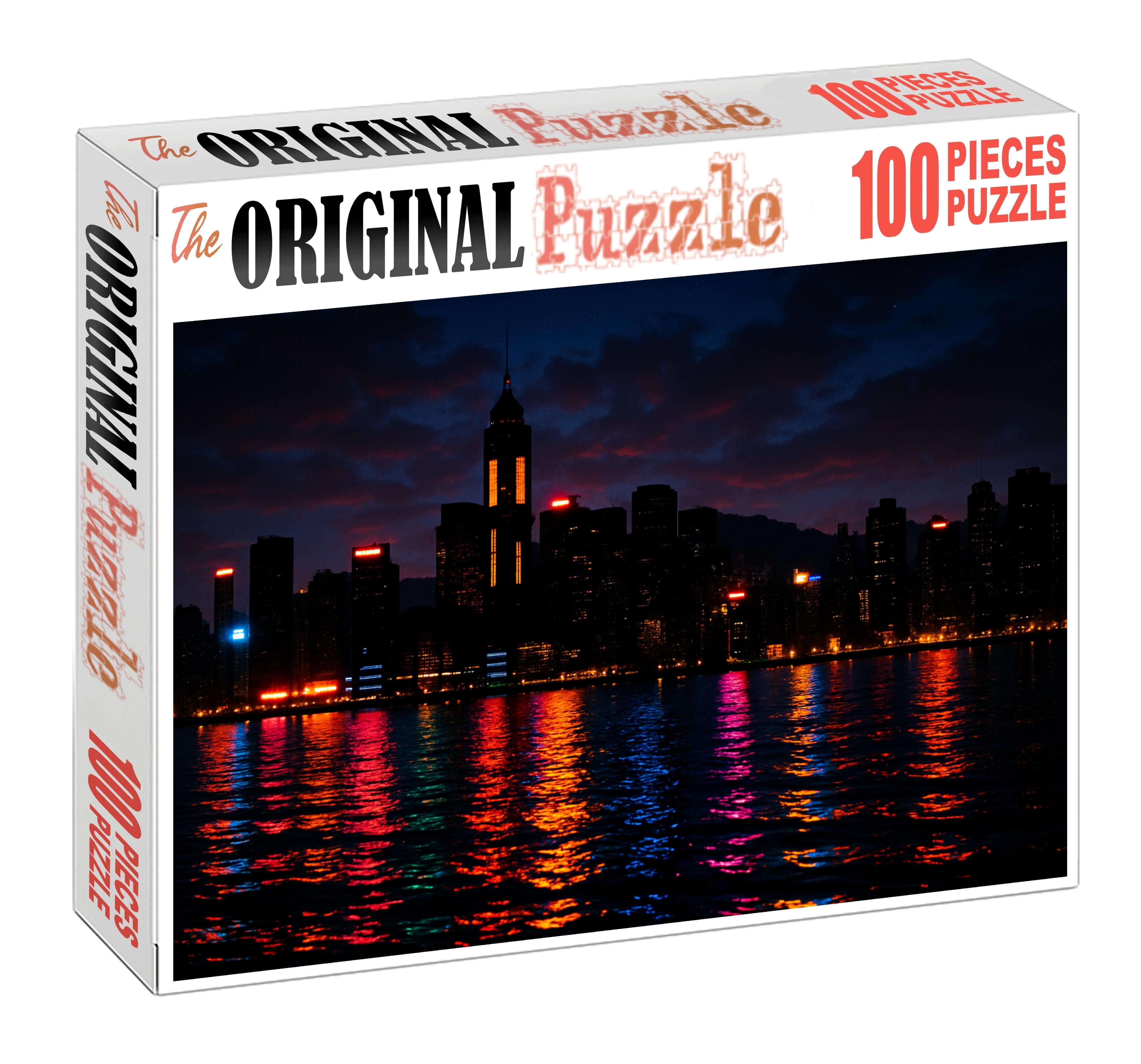 Hong Kong Victoria Harbour Skyline Ranked Among The Top Global Waterfront Skylines For Its Vertical Density And Vibrant Lights Puzzle Challenge