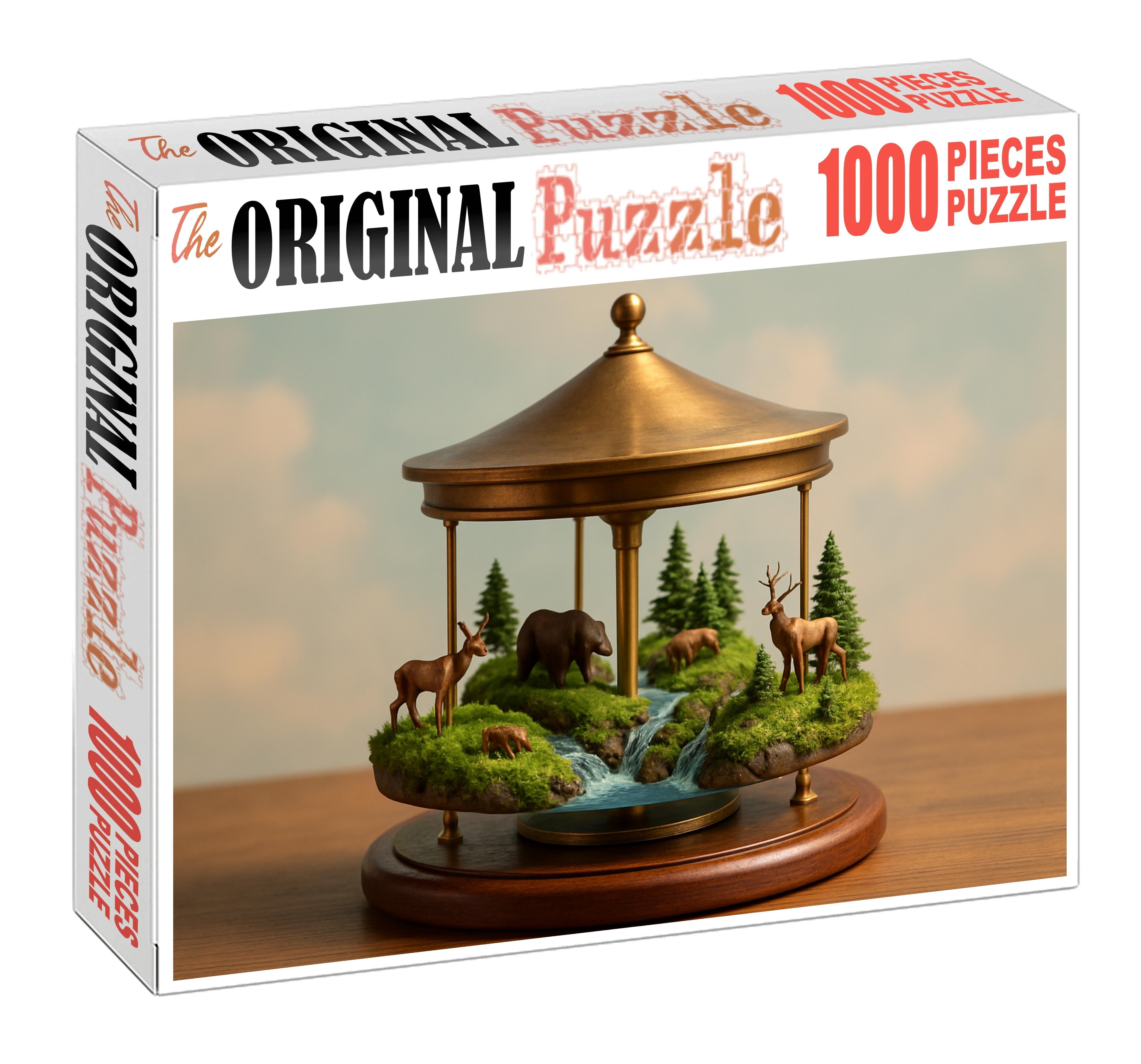 Clockwork Carousel Of Floating Forests 50 Piece Puzzle