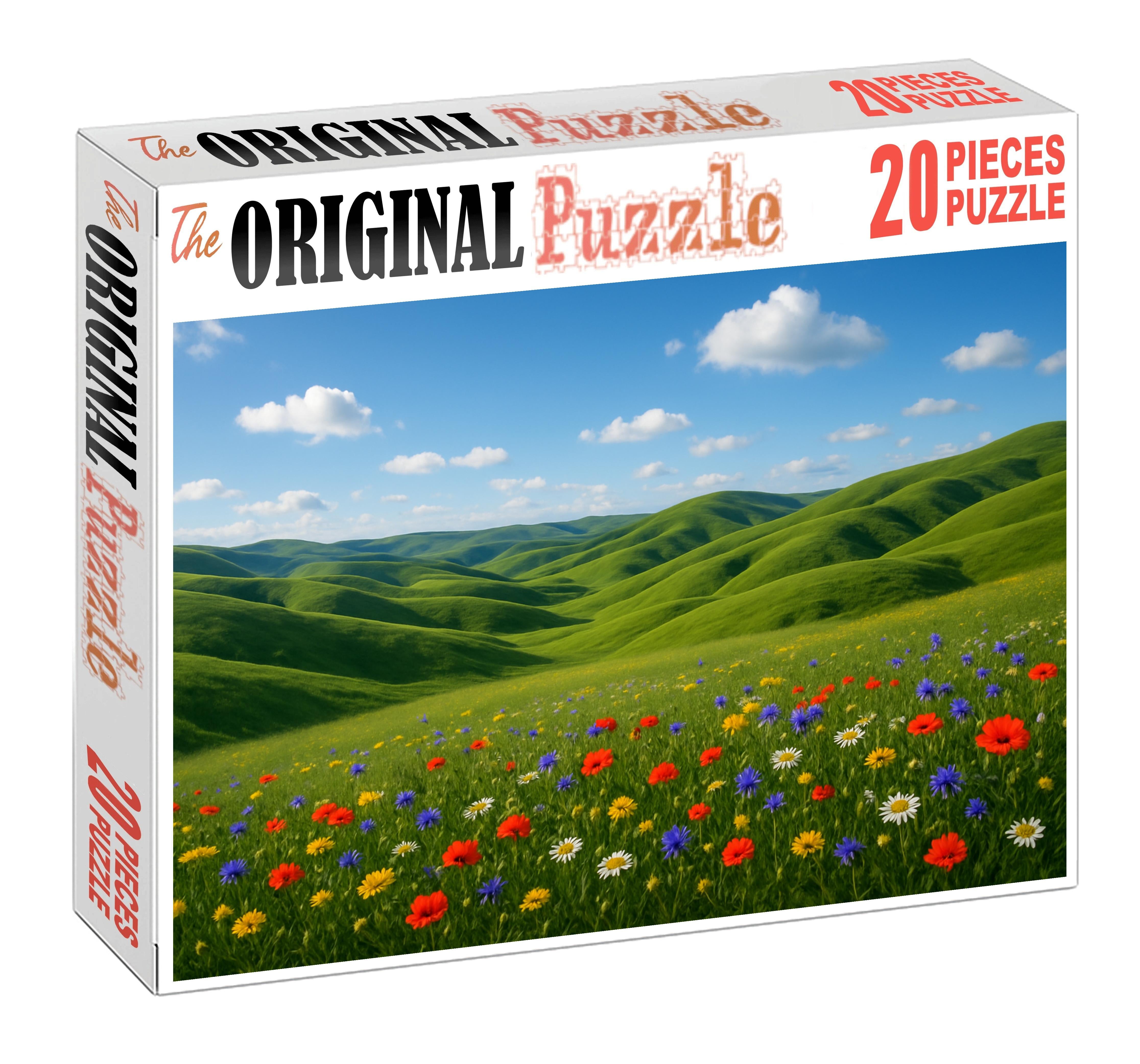 Verdant Hilltop Escarpment 20 Piece Puzzle