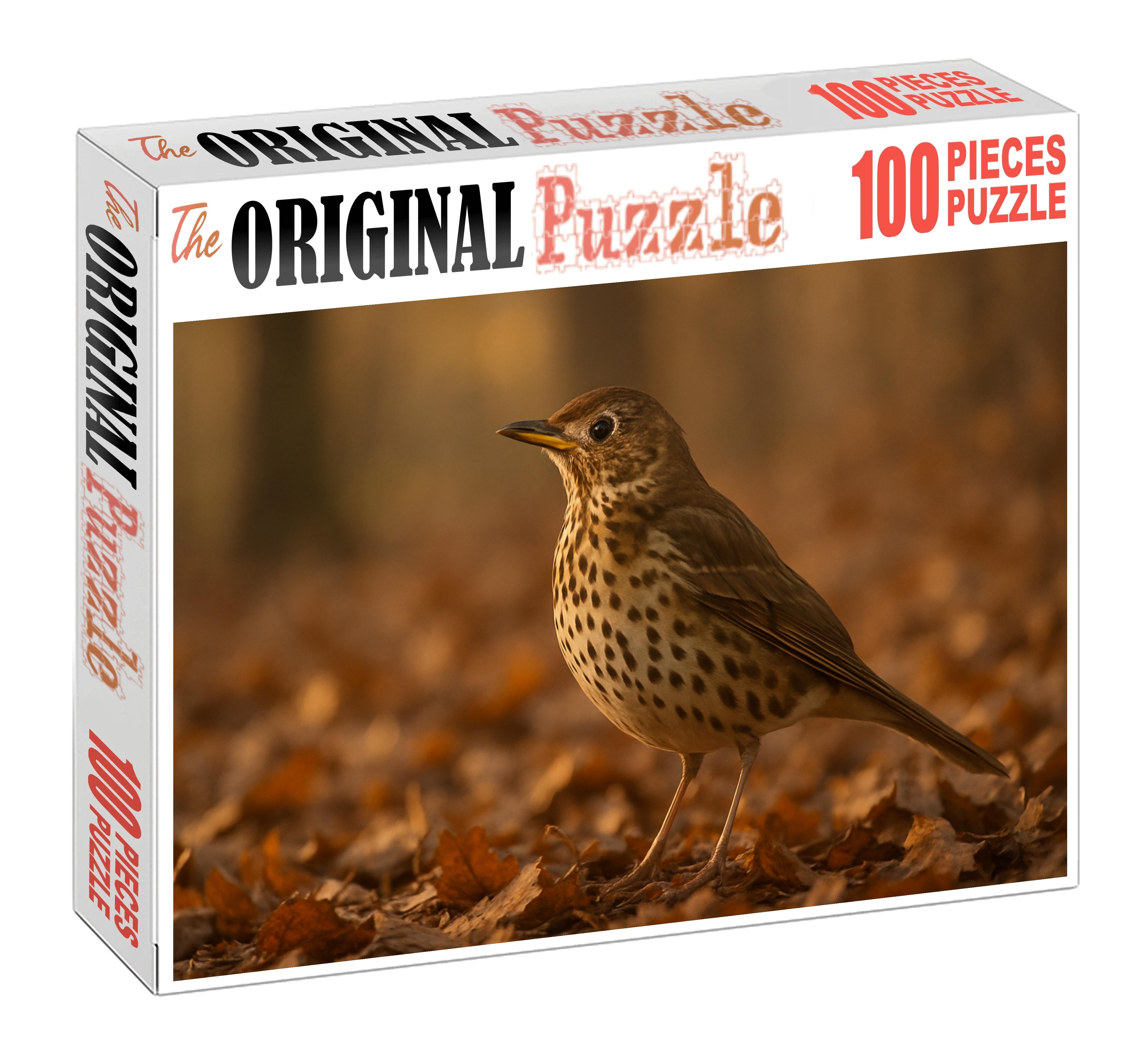 Dusky Thrush Autumn's Melancholy Songster Easy Puzzles