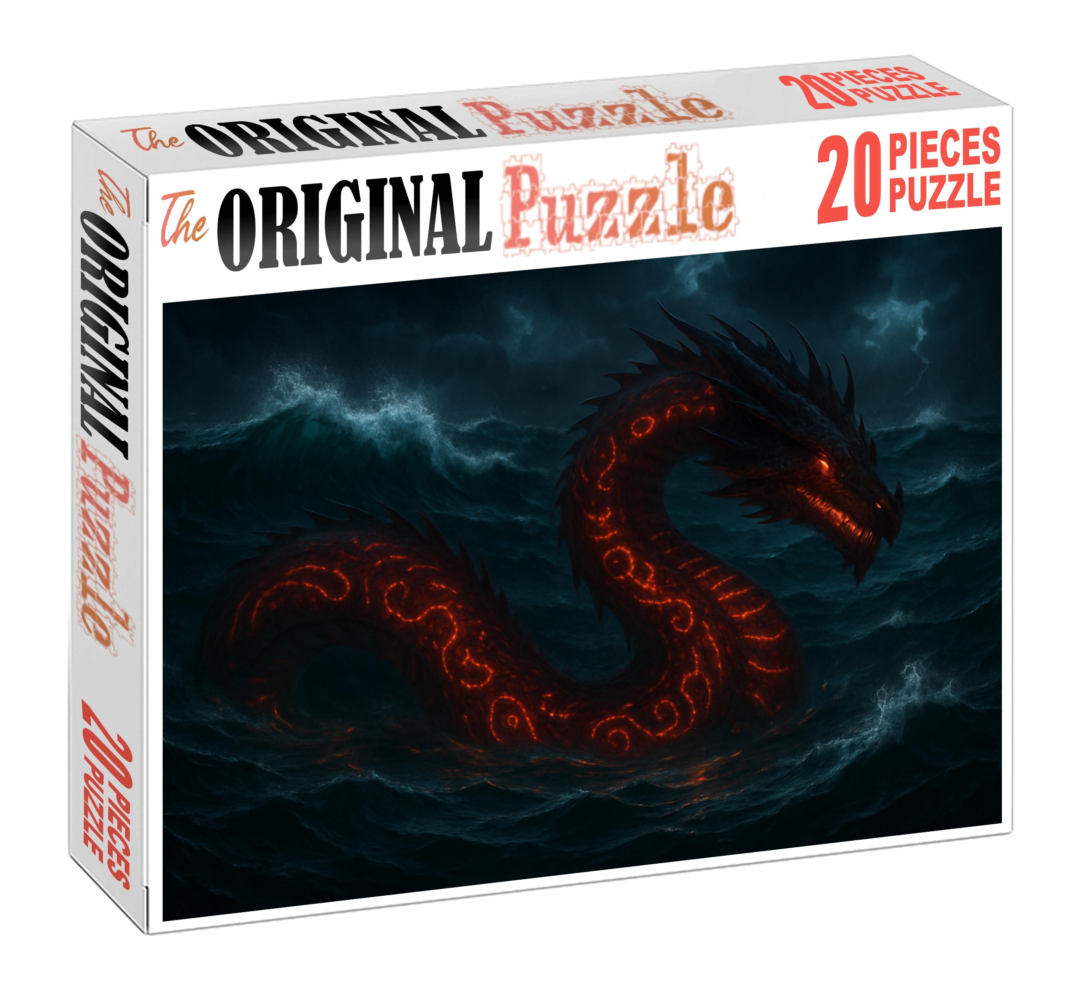 Crimson Tide Wyrm Unique Puzzle Design