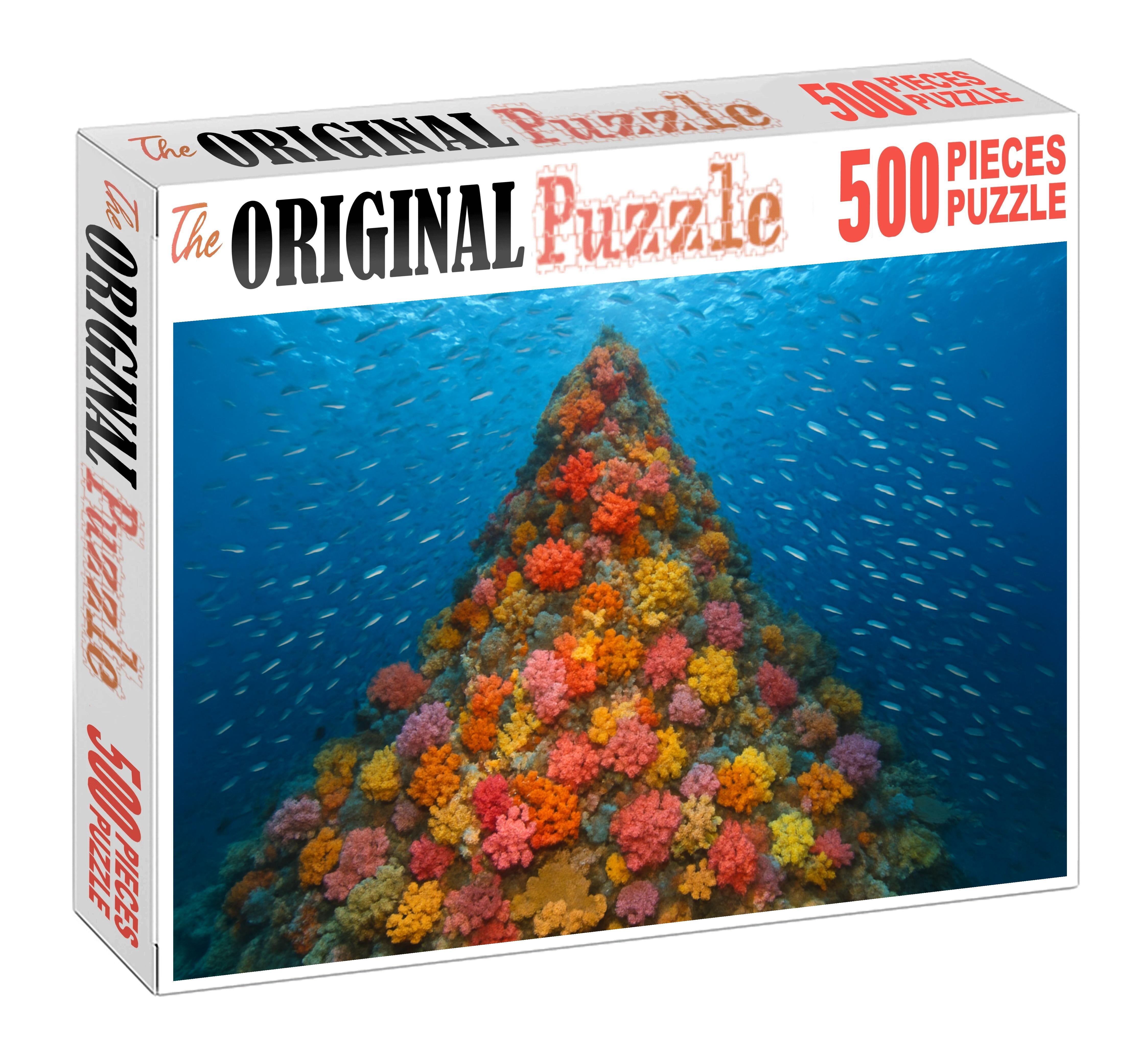 Sunken Volcanic Seamount Oasis 500 Piece Puzzle