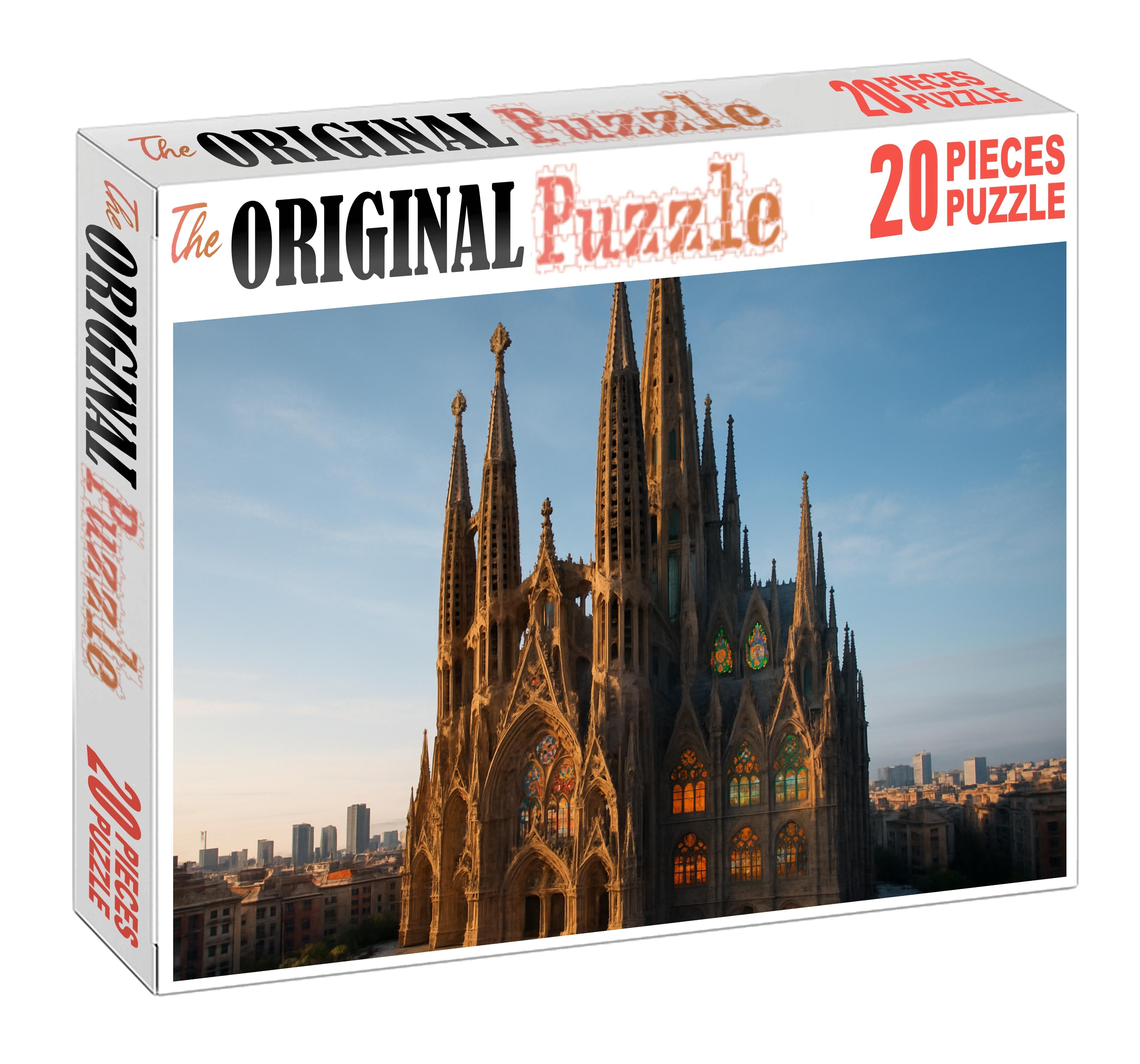 Sagrada Familia Situated In Barcelona Spain Identified By 6847 Globally As A Masterpiece Of Modernist Architecture Easy Puzzles