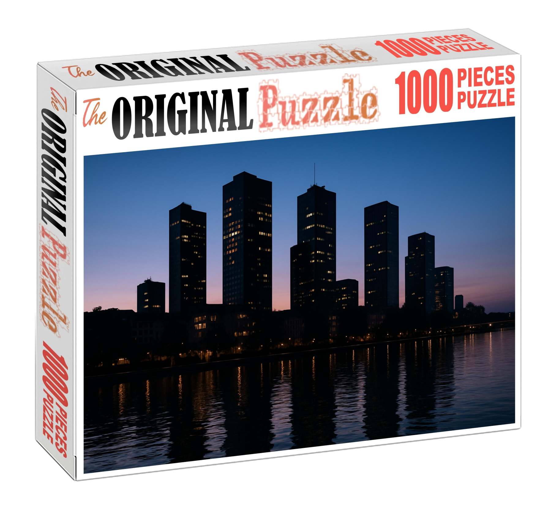 Frankfurt Skyline Europe's Financial Powerhouse 100 Piece Puzzle
