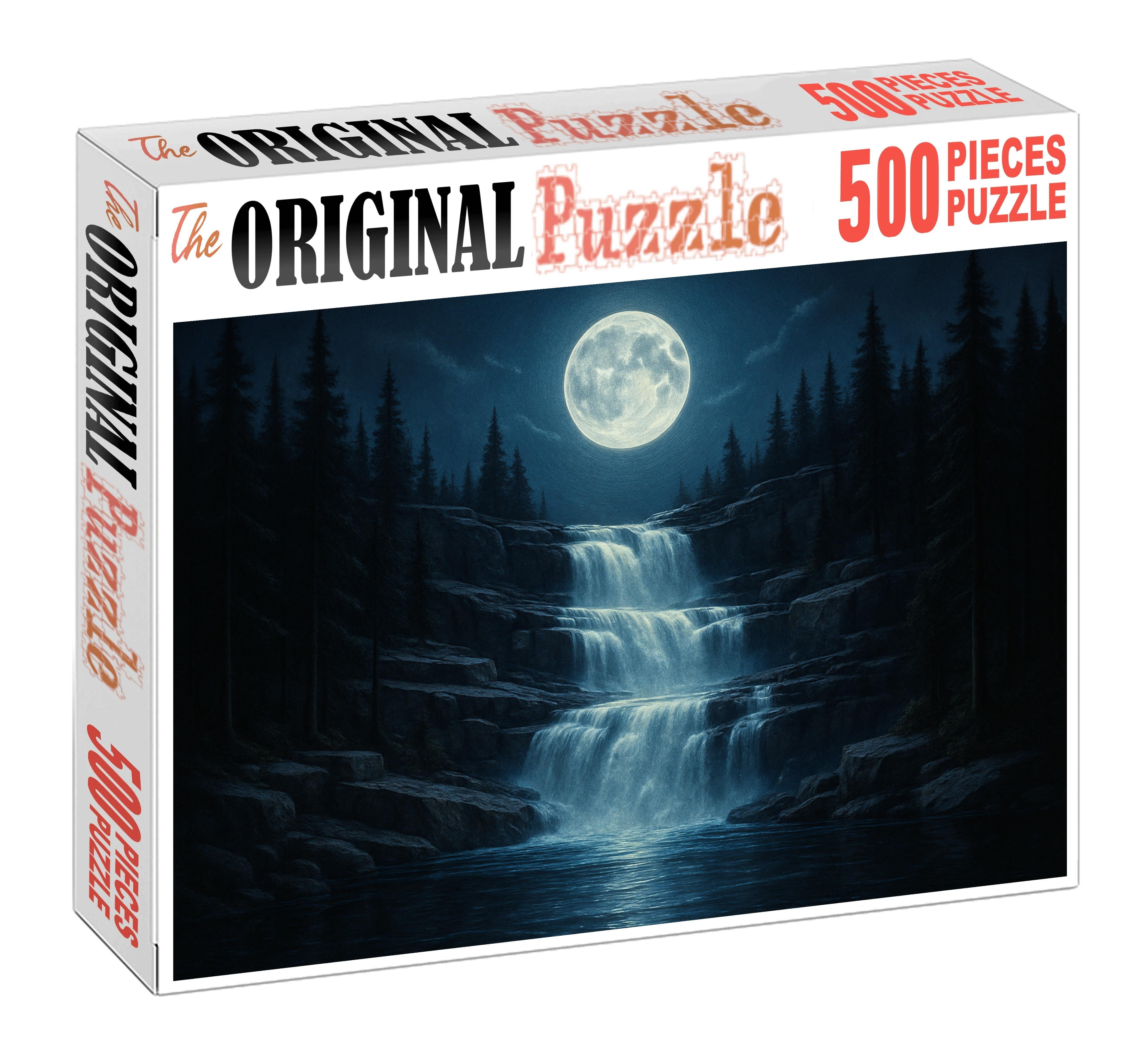 Moonlit Cascade Hollow Puzzle For Kids