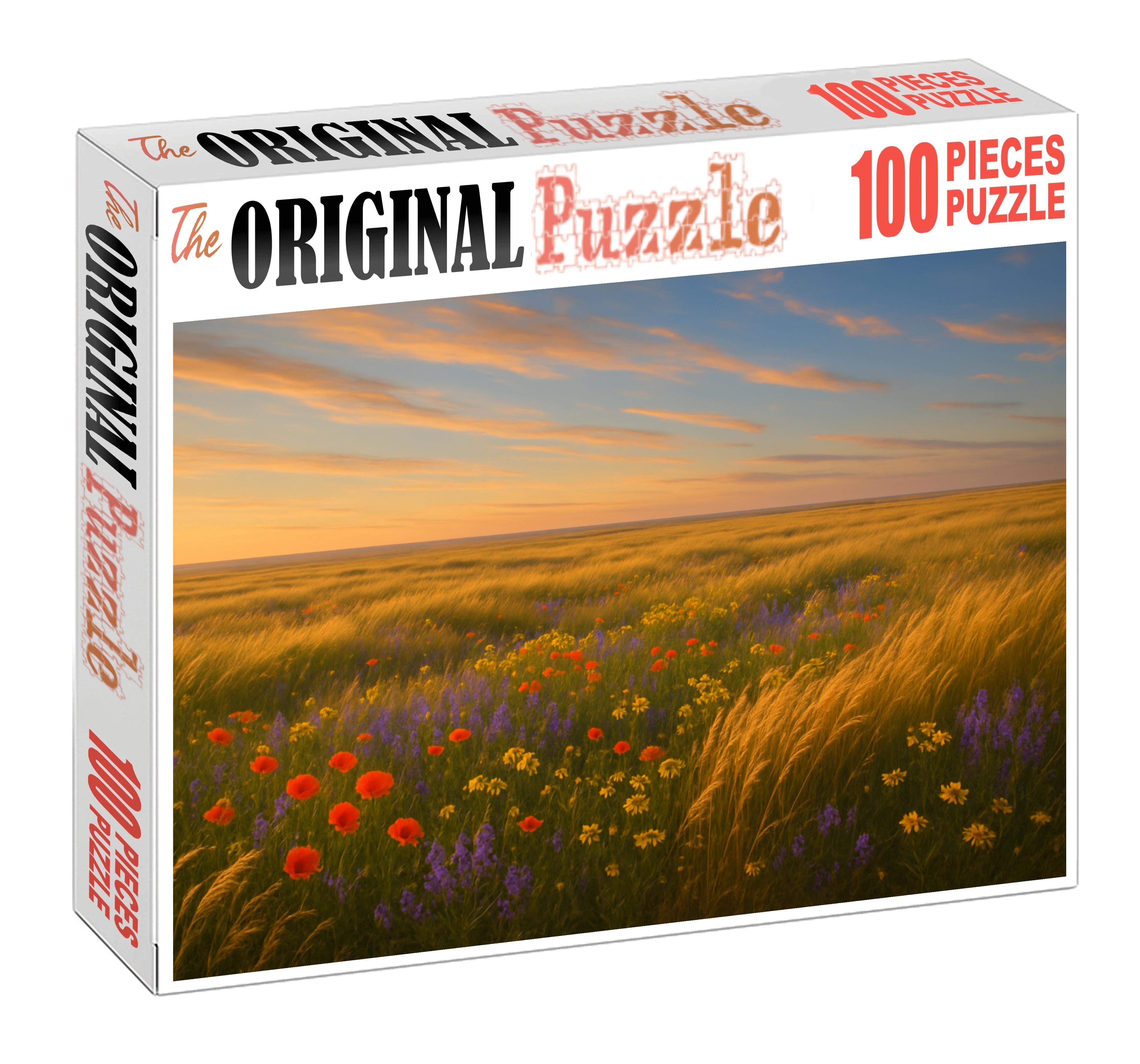 Golden Prairie Meadow Easy Puzzles