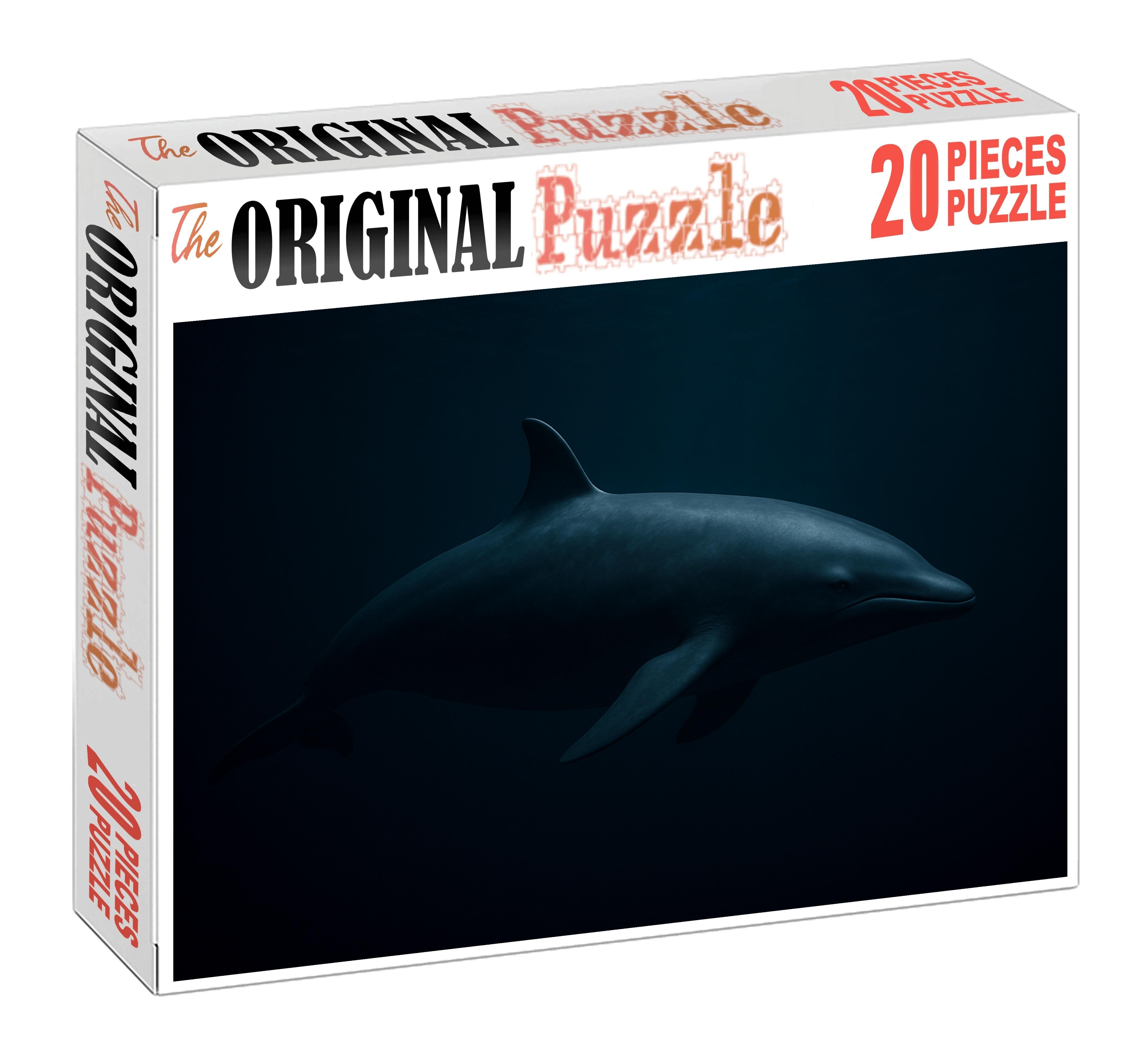 Dusky Fin Whaler Deep-water Solitary Cetacean Puzzle Fun