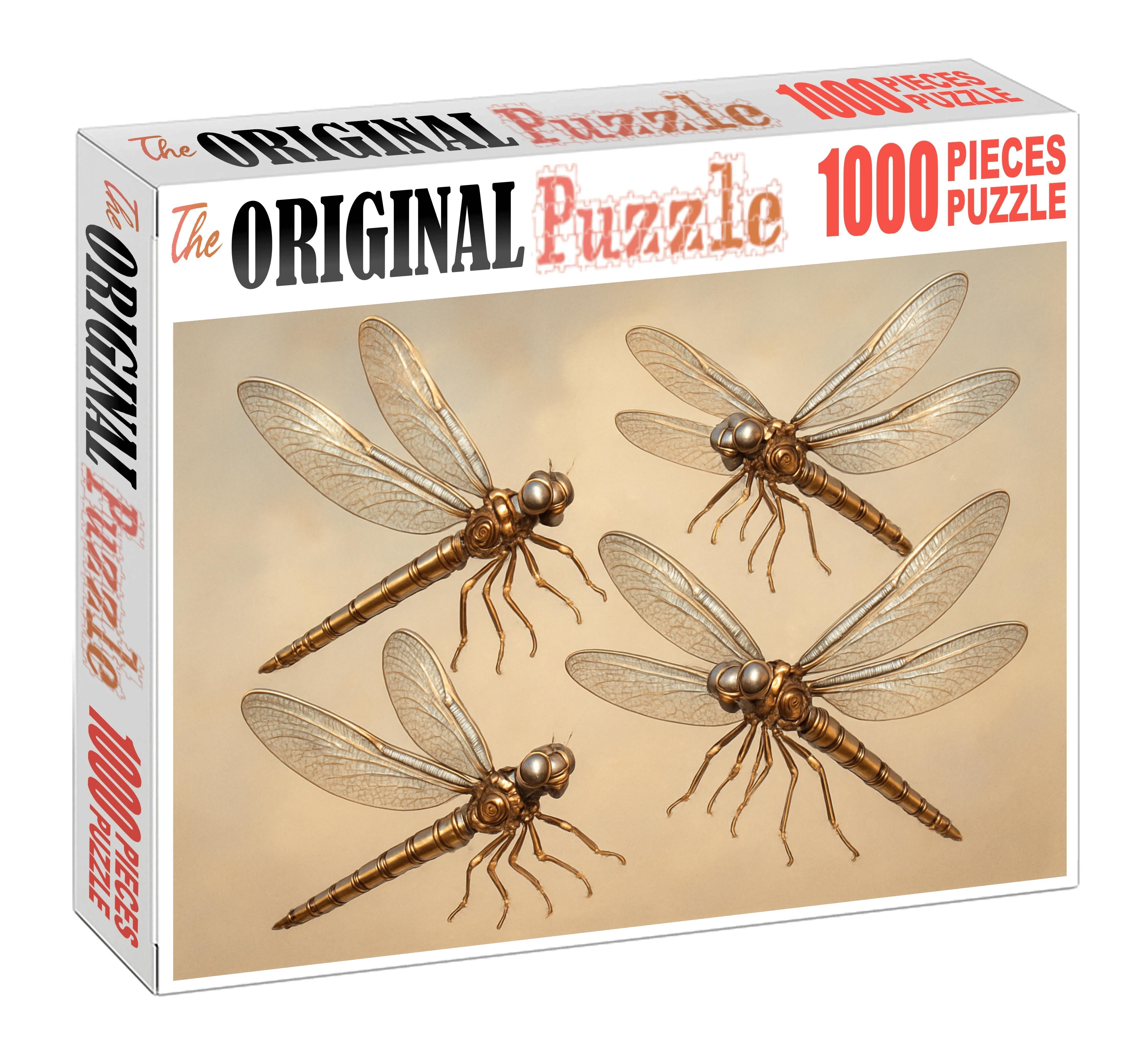 The Clockwork Dragonfly Ballet Premium Puzzle Pieces