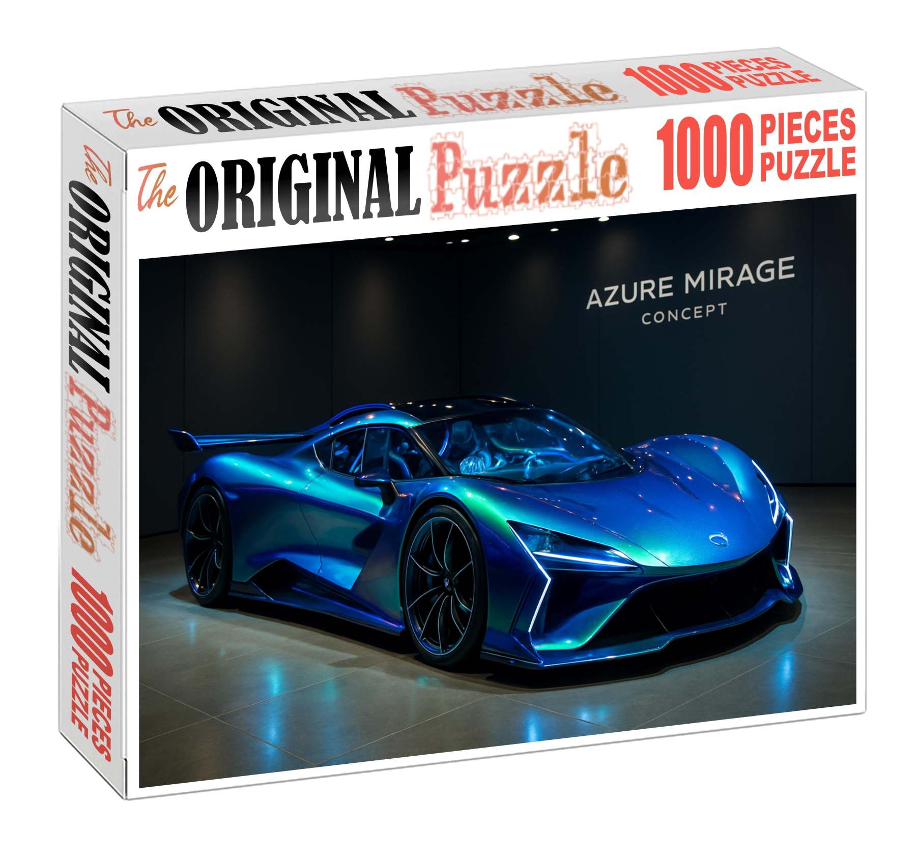 Azure Mirage Concept Next-gen Hydrogen Hypercar Puzzle For Kids