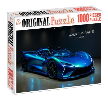 Azure Mirage Concept Next-gen Hydrogen Hypercar Puzzle For Kids