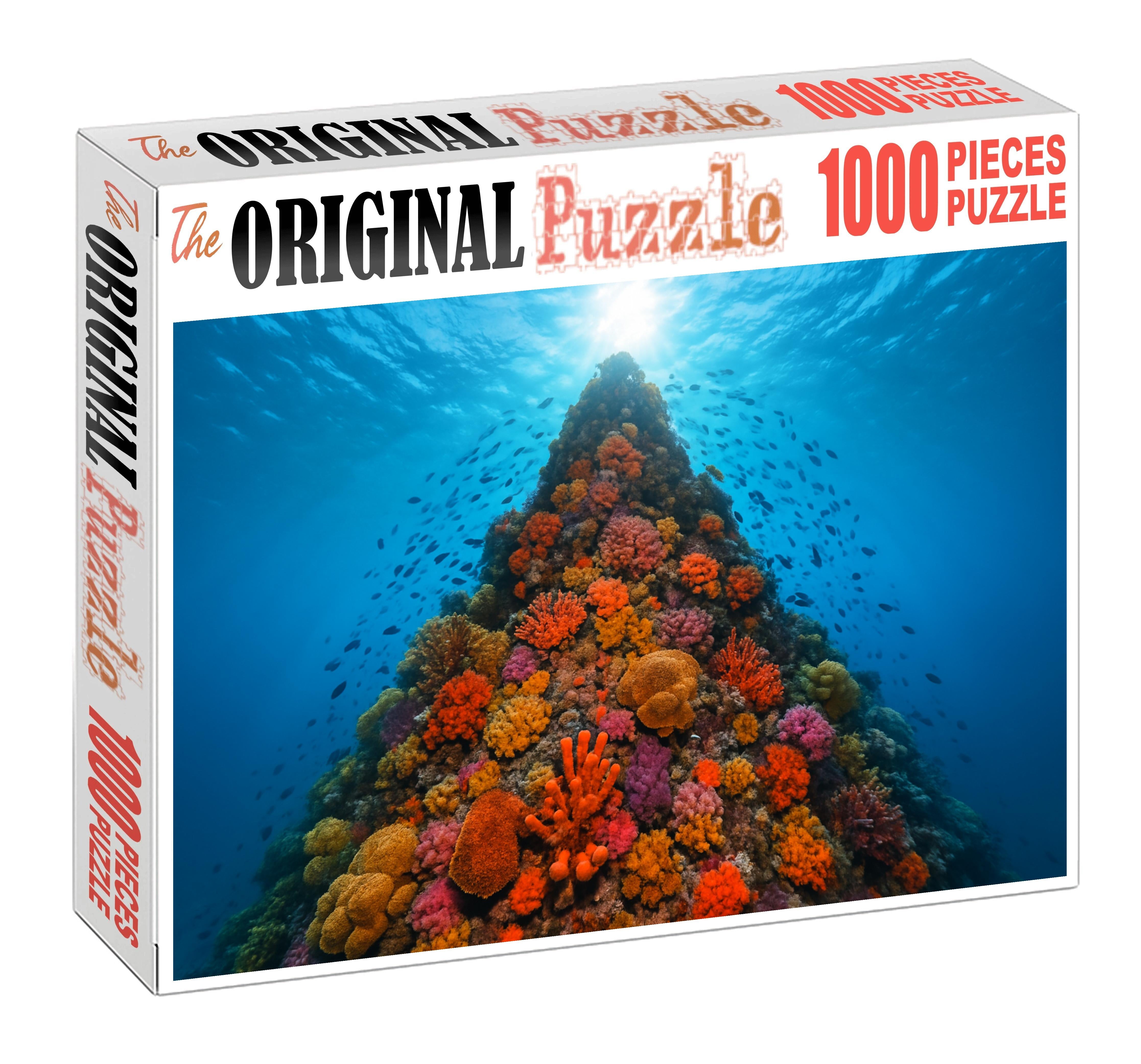 Seamount Summit Gardens Isolated Underwater Volcano Bloom 20 Piece Puzzle