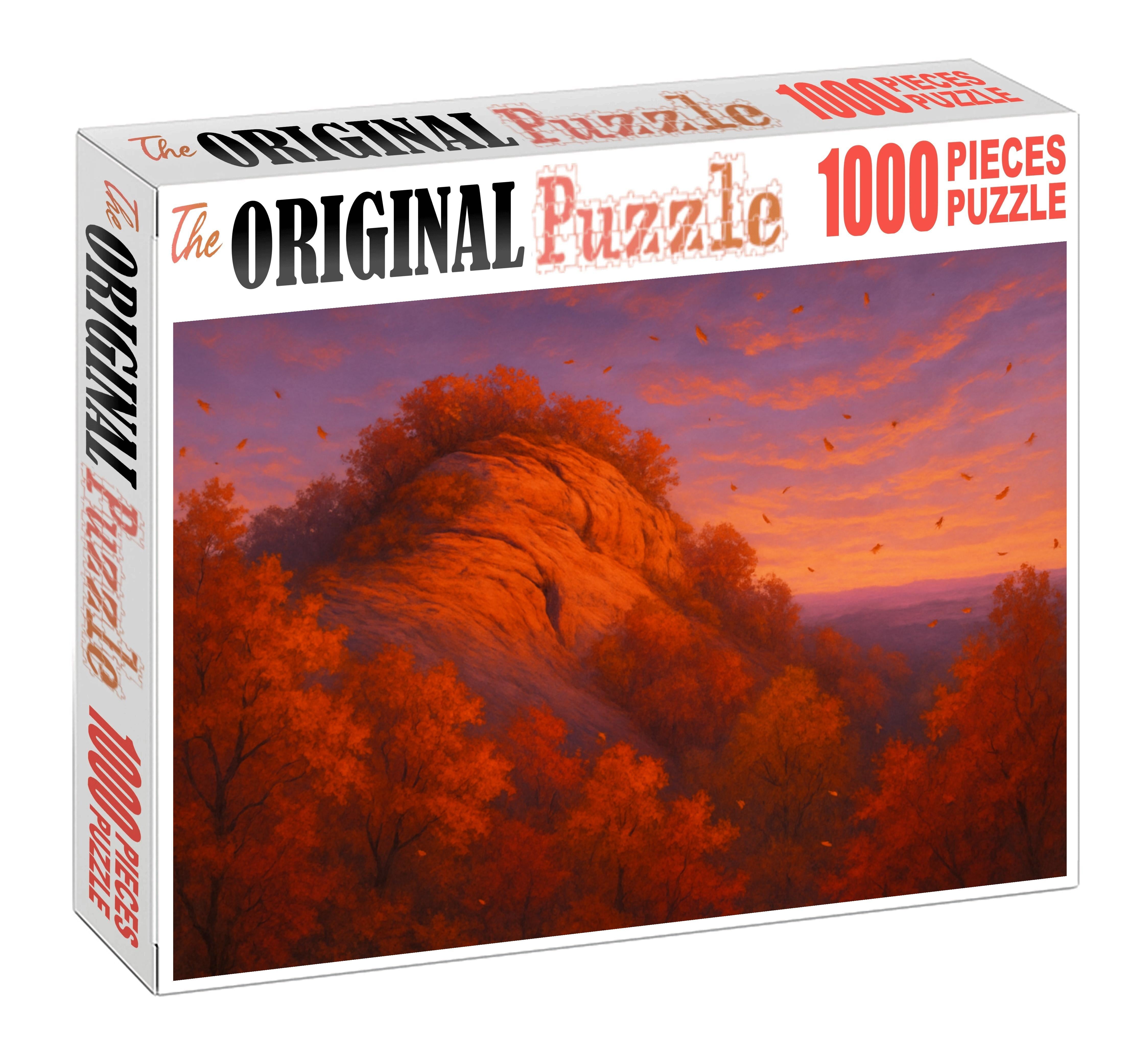 Amber Ridge At Dusk Large Format Puzzle