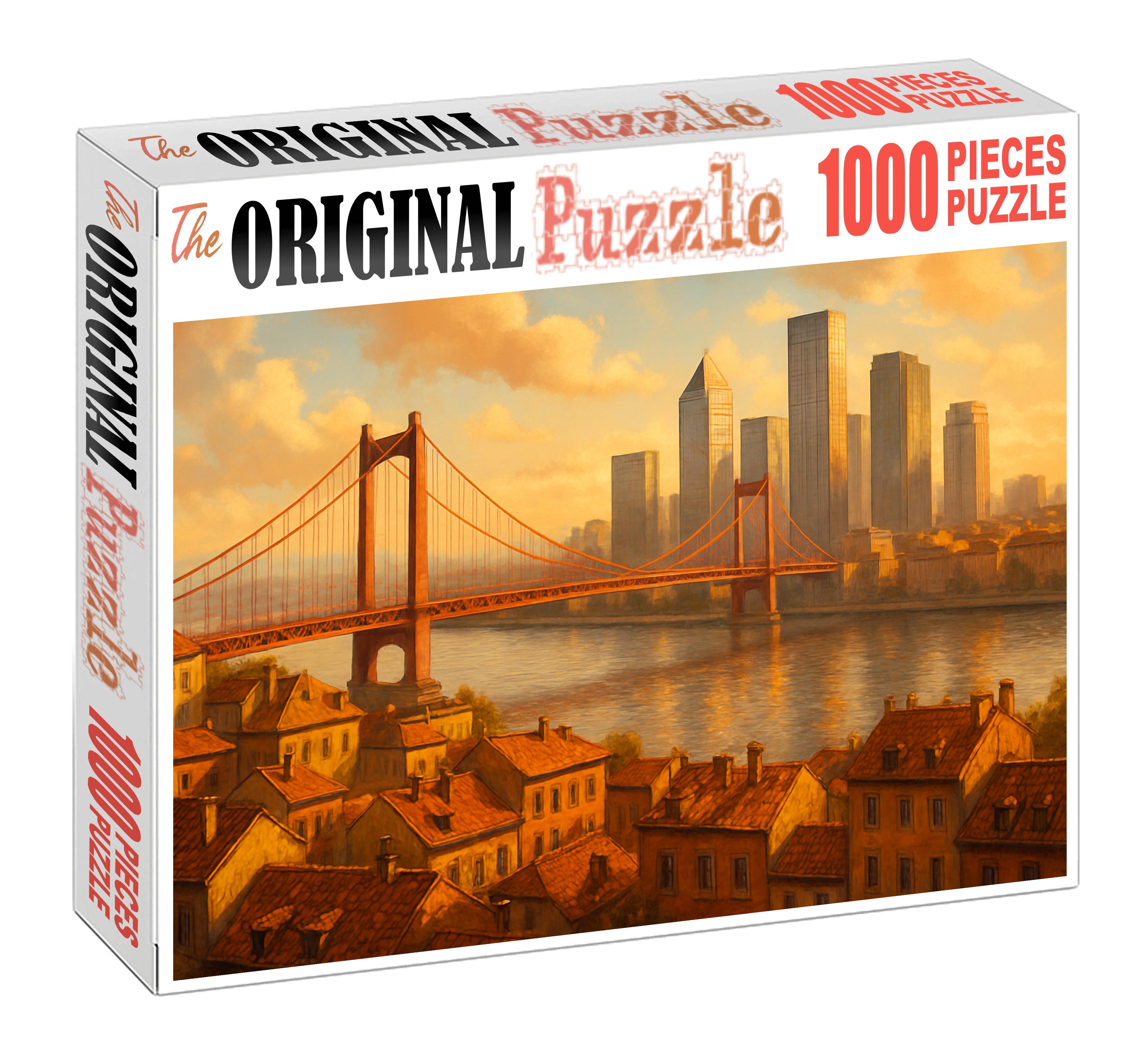 Lisbon Waterfront Skyline Charming Coastal Cityscape Combining Traditional Tiled Facades With Modern Office Blocks Puzzle Challenge