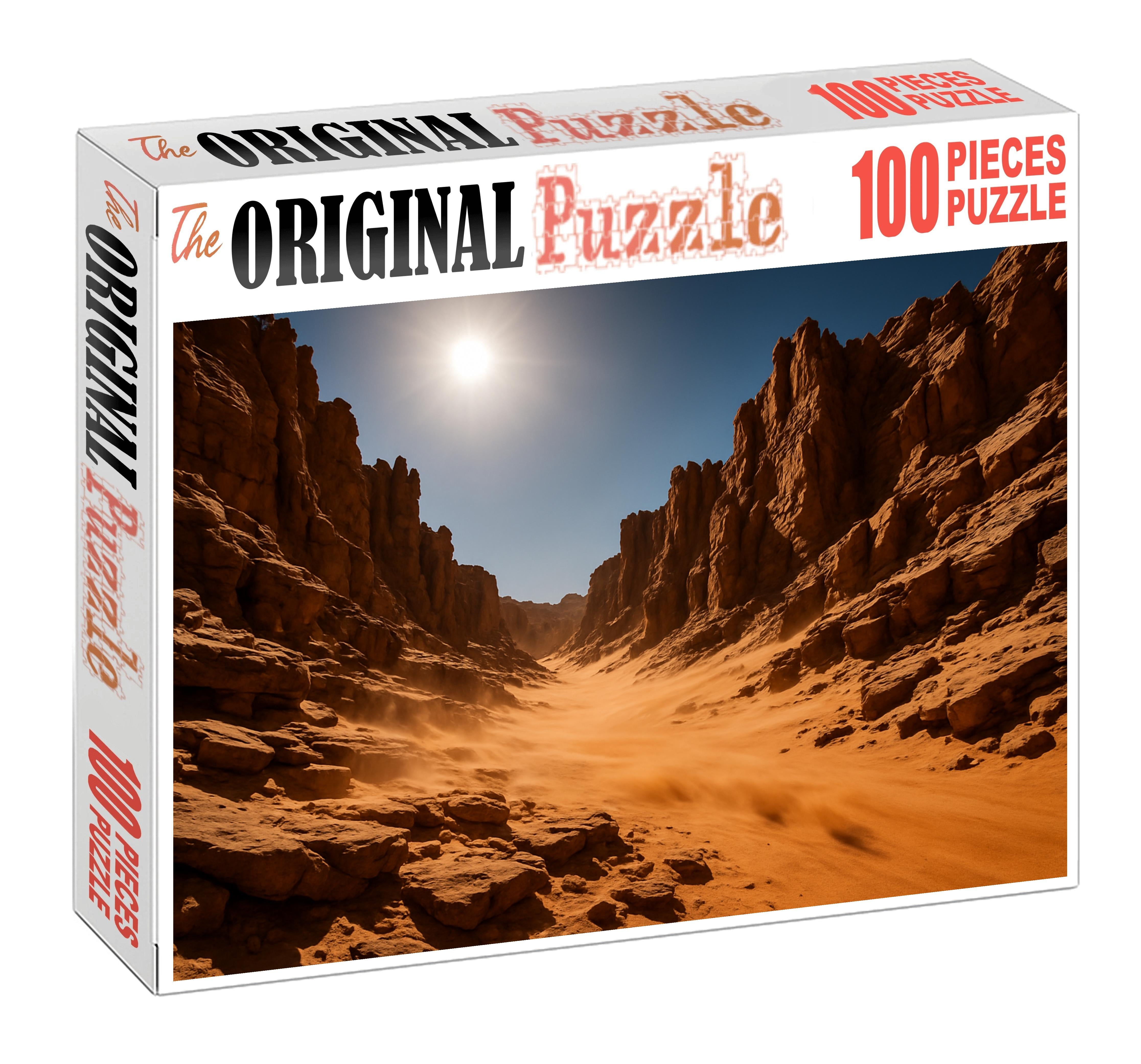 Rustfire Plateau Rugged Sandstone Edges And Wind-swept Slopes 500 Piece Puzzle