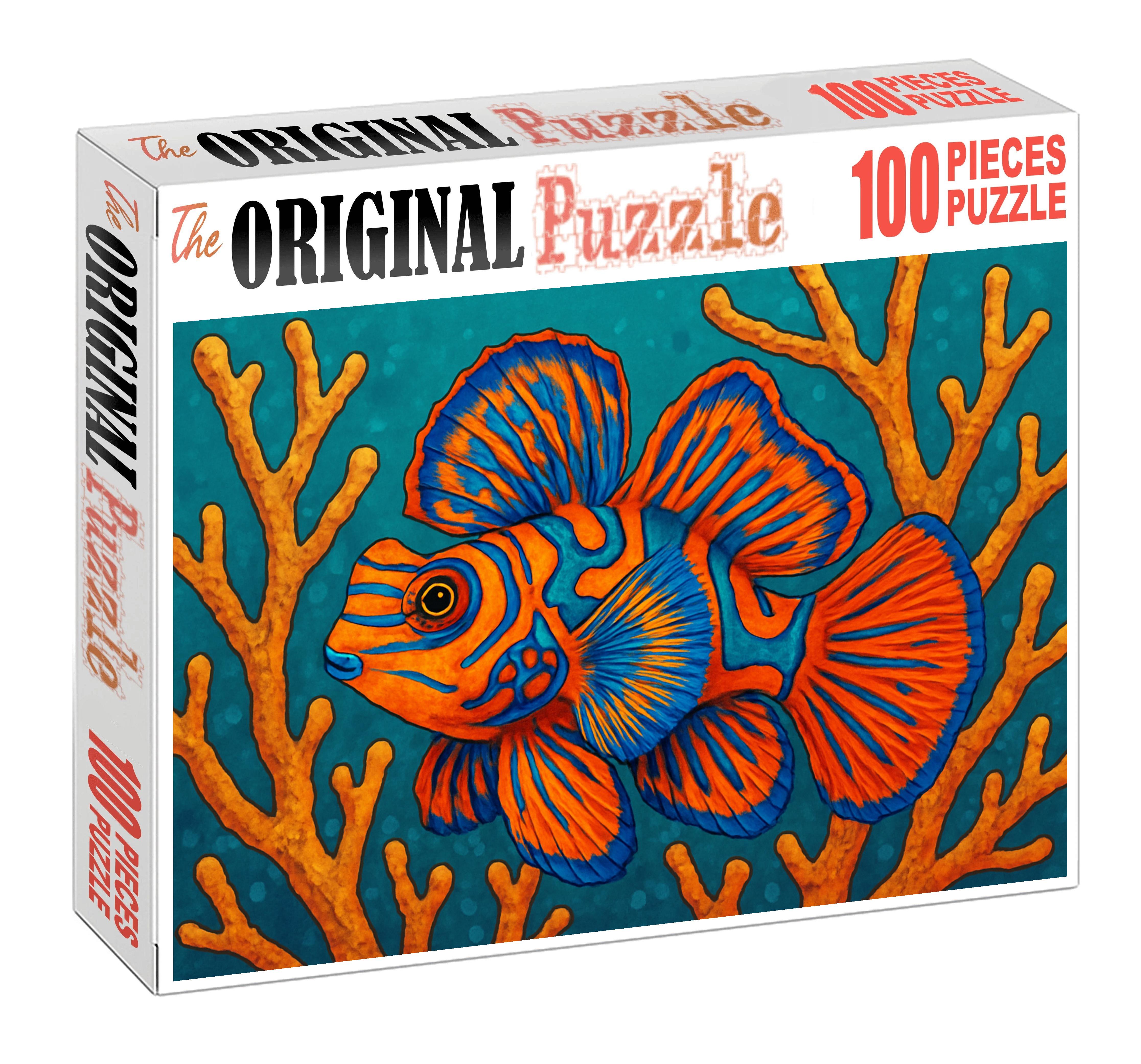 Dartfin Butterflyfish Agile Forager With Vibrant Patterned Wings 200 Piece Puzzle