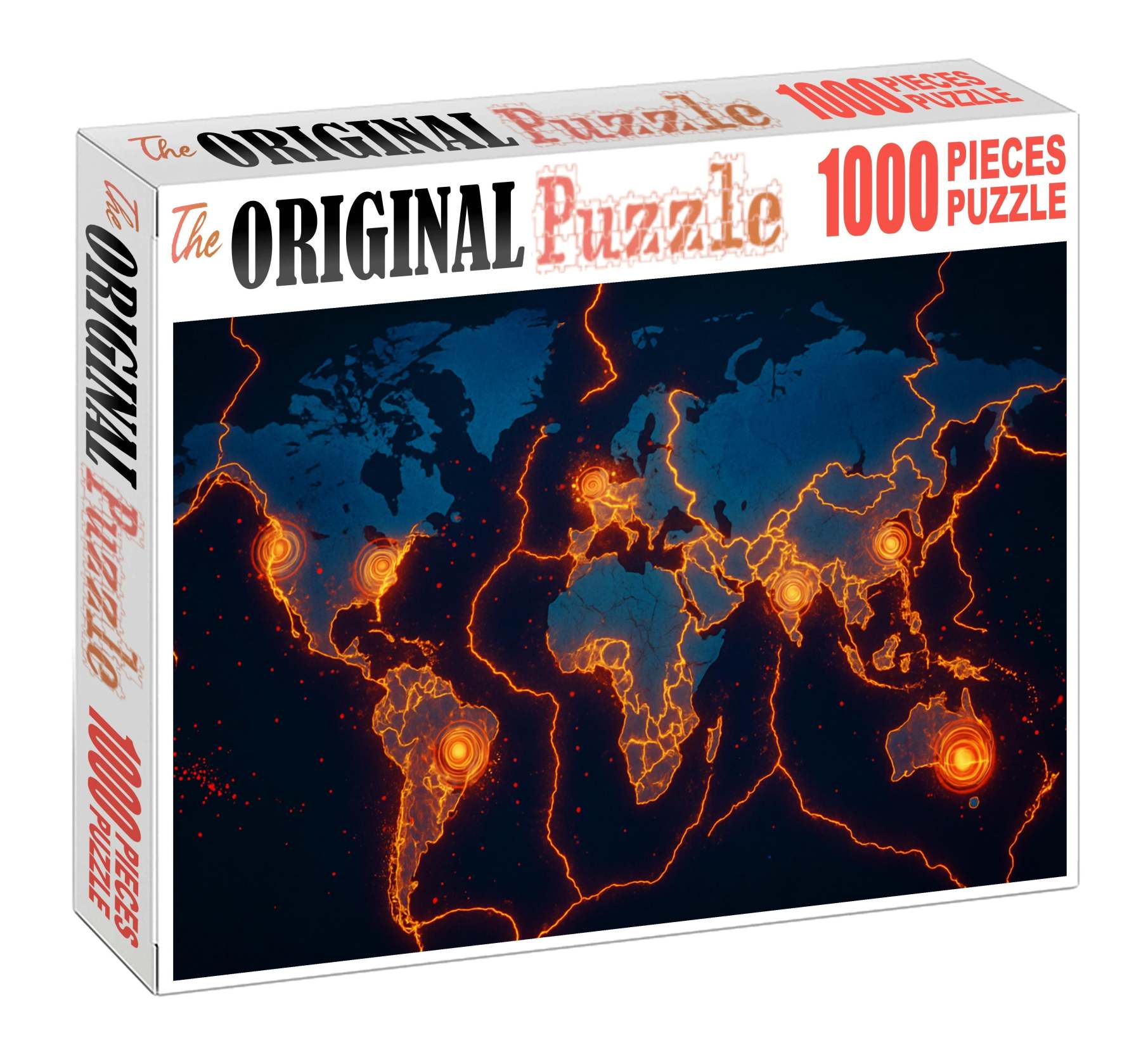 Tectonic Activity Layer Map Puzzle For Kids