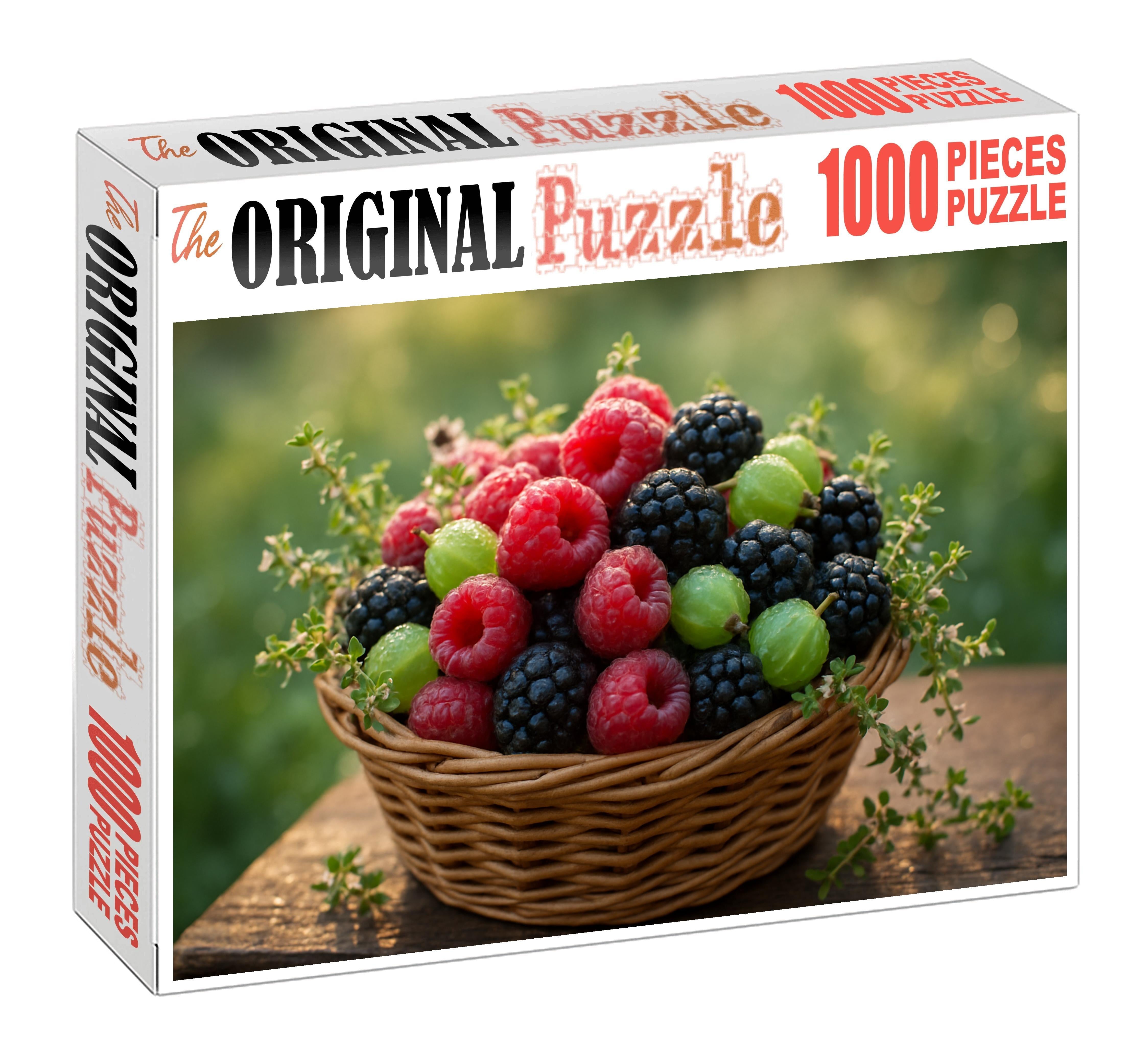 Morning Dew Berry Basket 20 Piece Puzzle