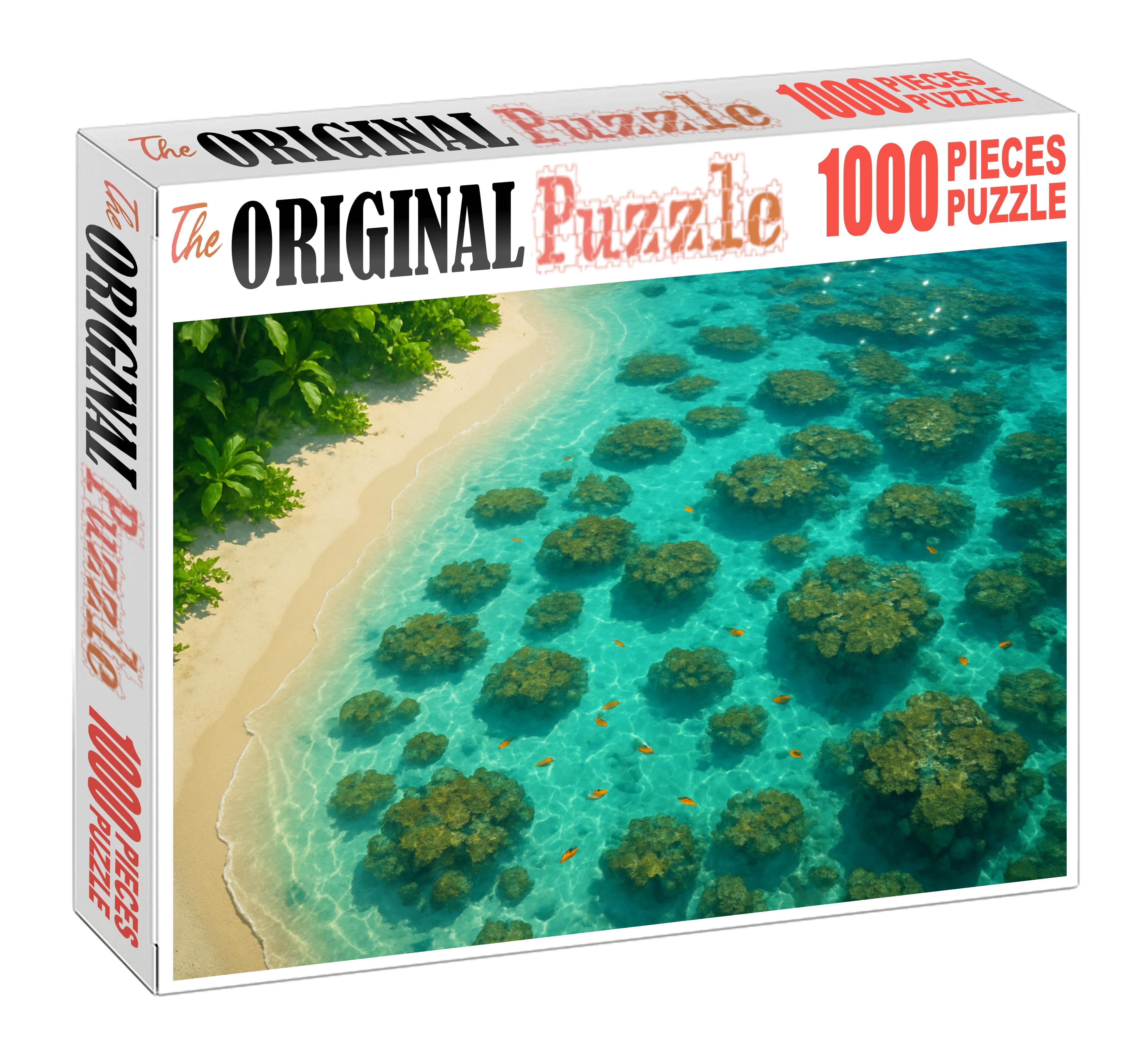 Crystal Lagoon Shore Turquoise Waters And Coral Gardens Easy Puzzles