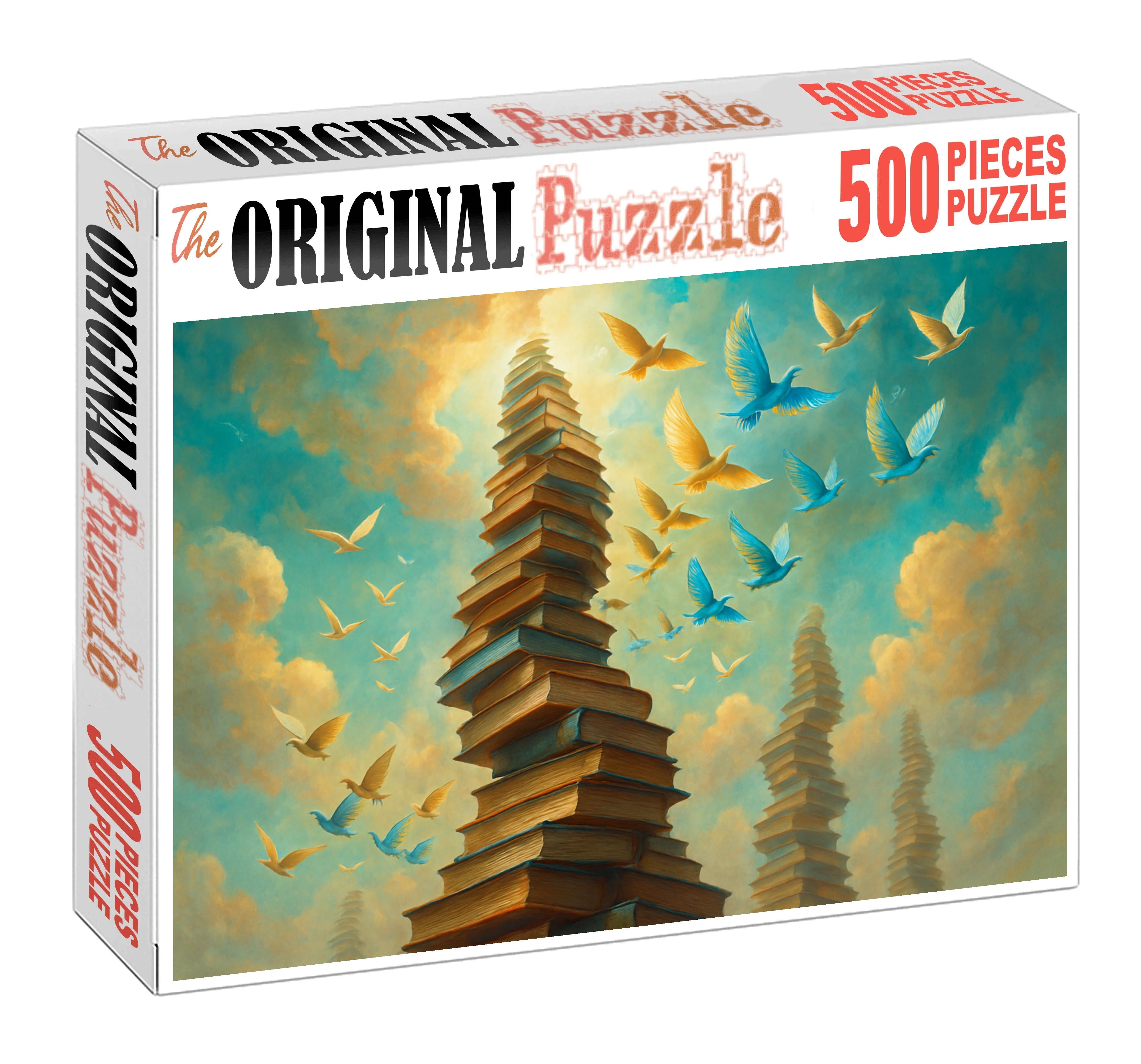 The Skyward Library Of Paper Birds 300 Piece Puzzle