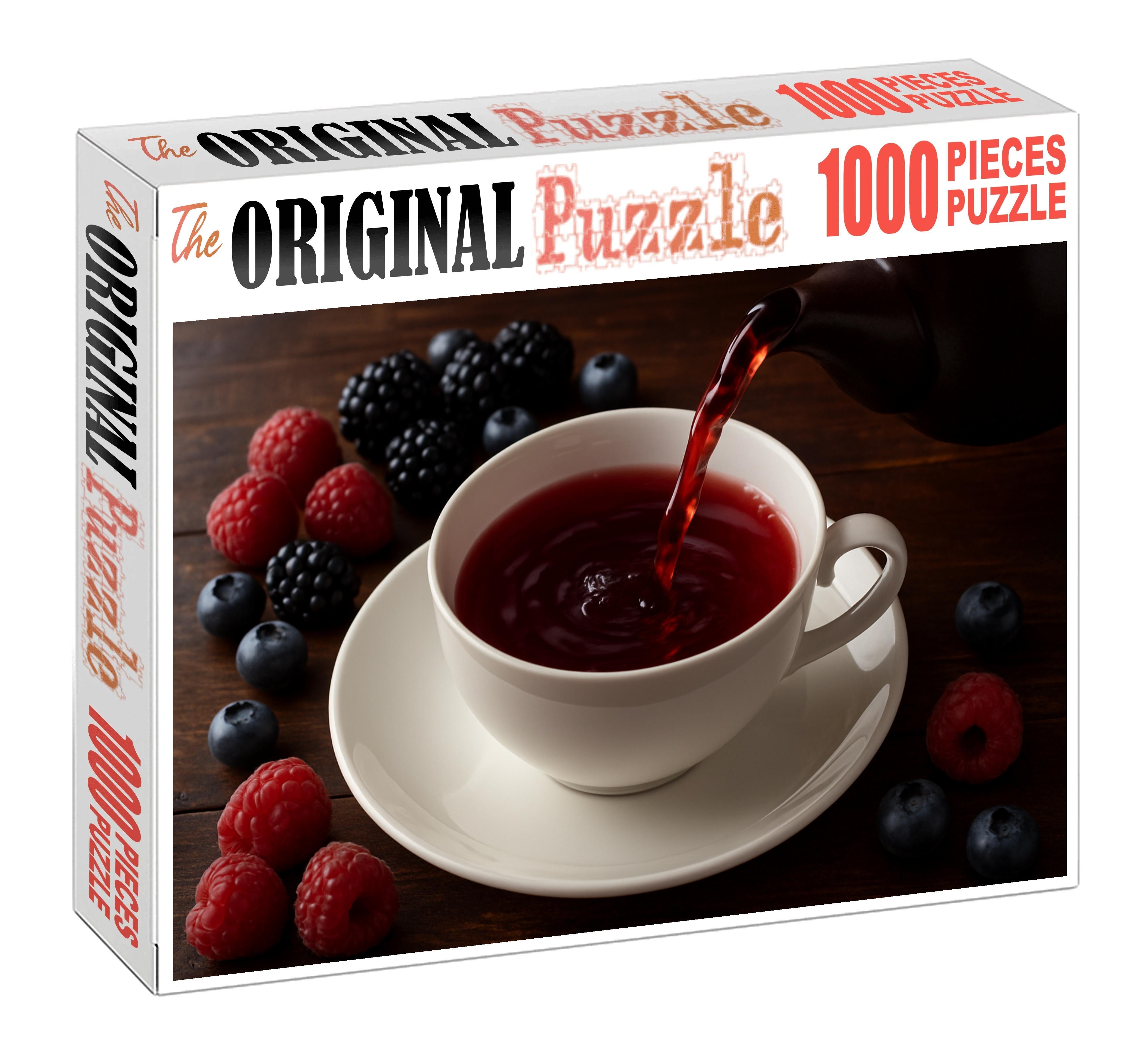 Crimson Berry Black Tea Premium Puzzle Pieces