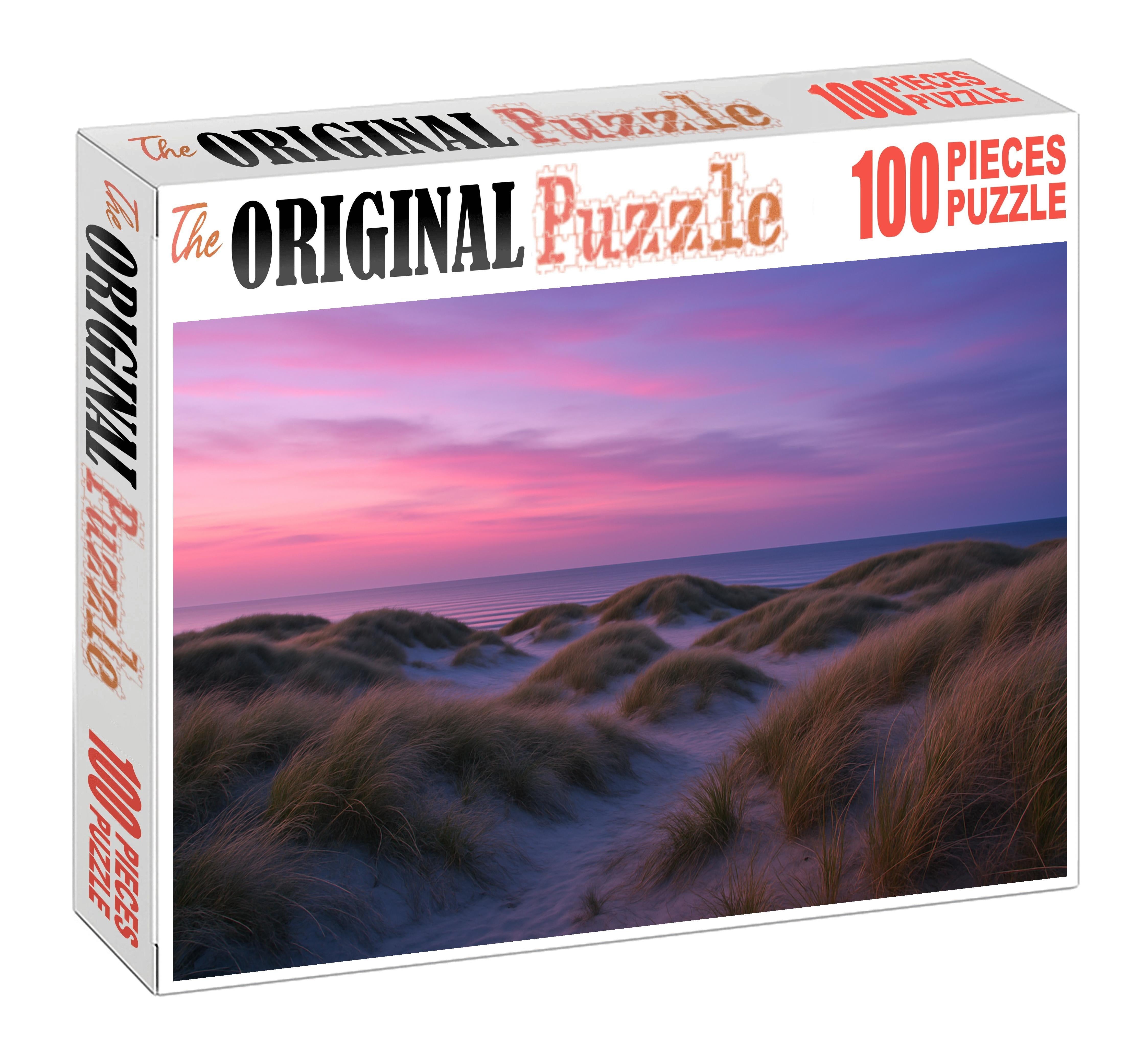 Twilight Coastal Dunes Custom Jigsaw Puzzle