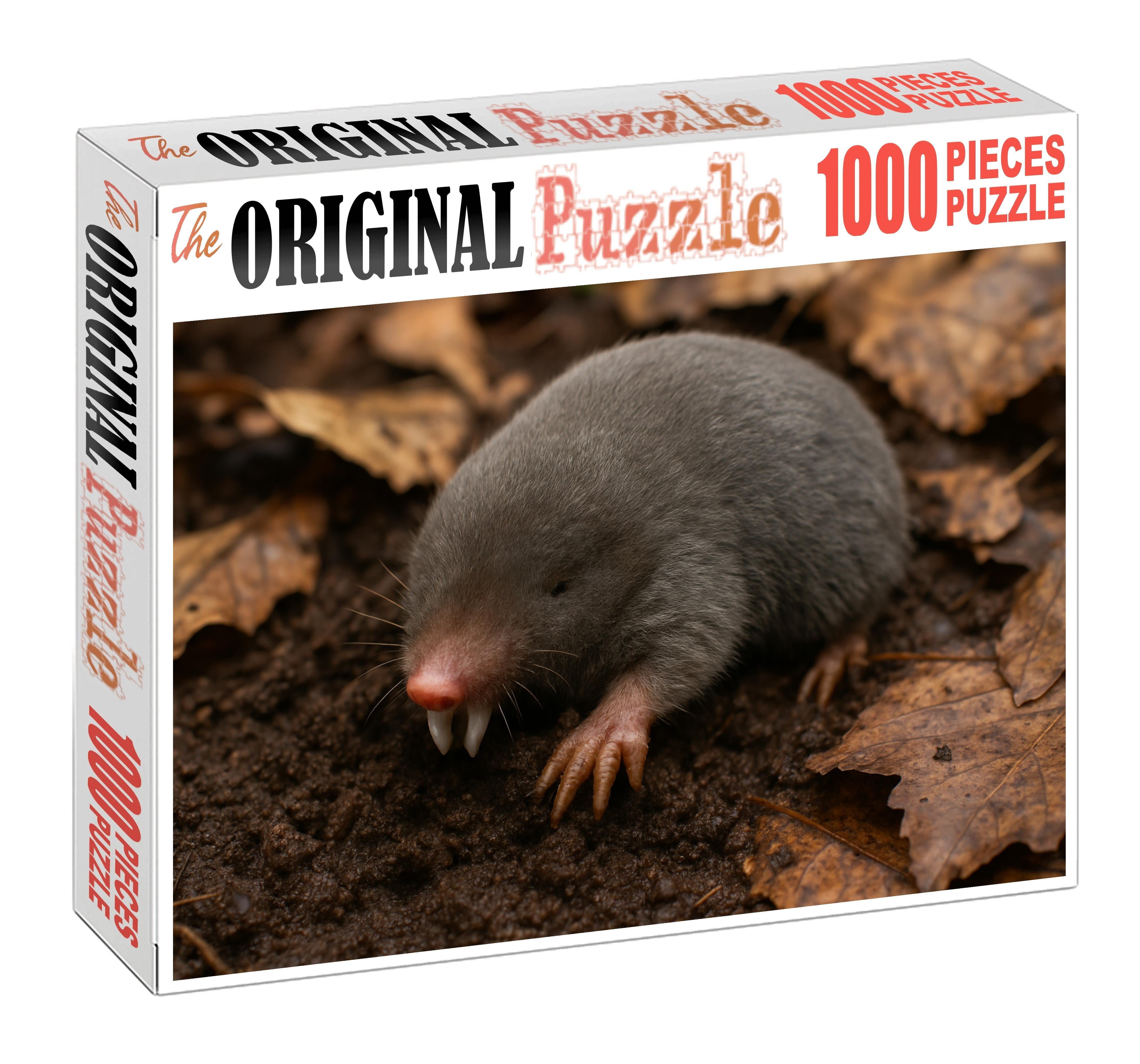 Pearl Tusked Mole Burrowing Specialist With Iridescent Protrusions Puzzle For Adults