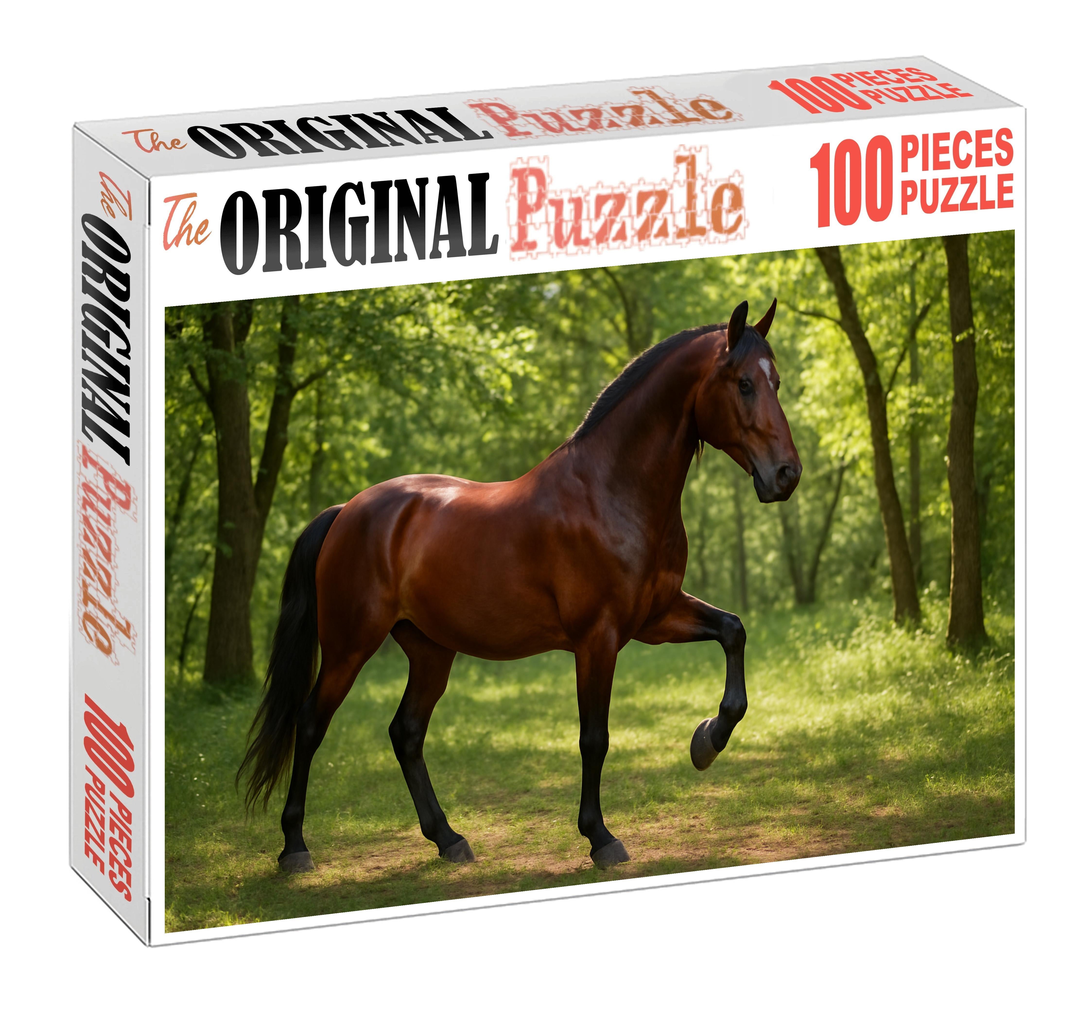 Dusky Valley Walker Graceful Bay Gaited Gelding Challenging Puzzles