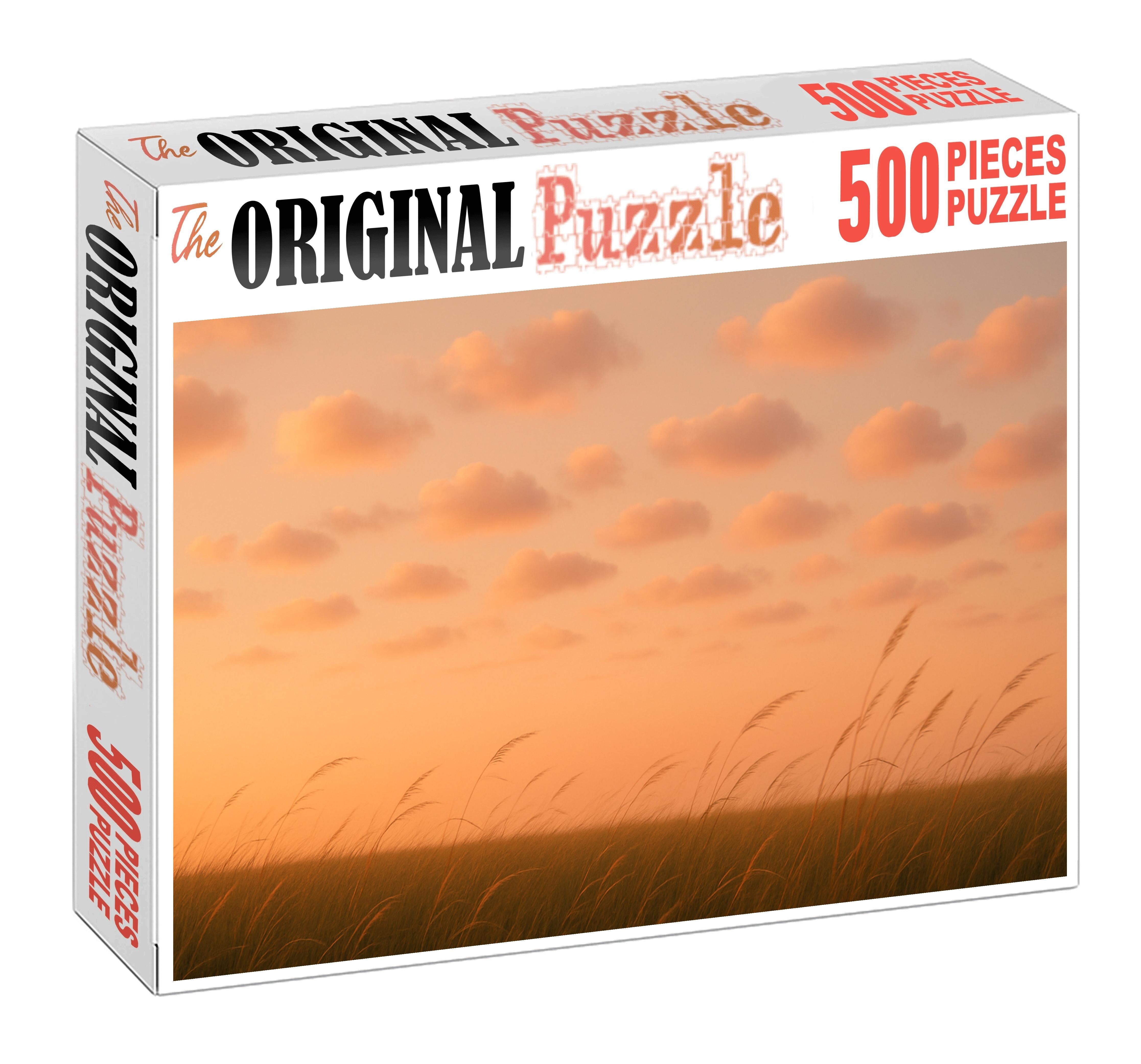 Soft Peach Serenity Puzzle Collection
