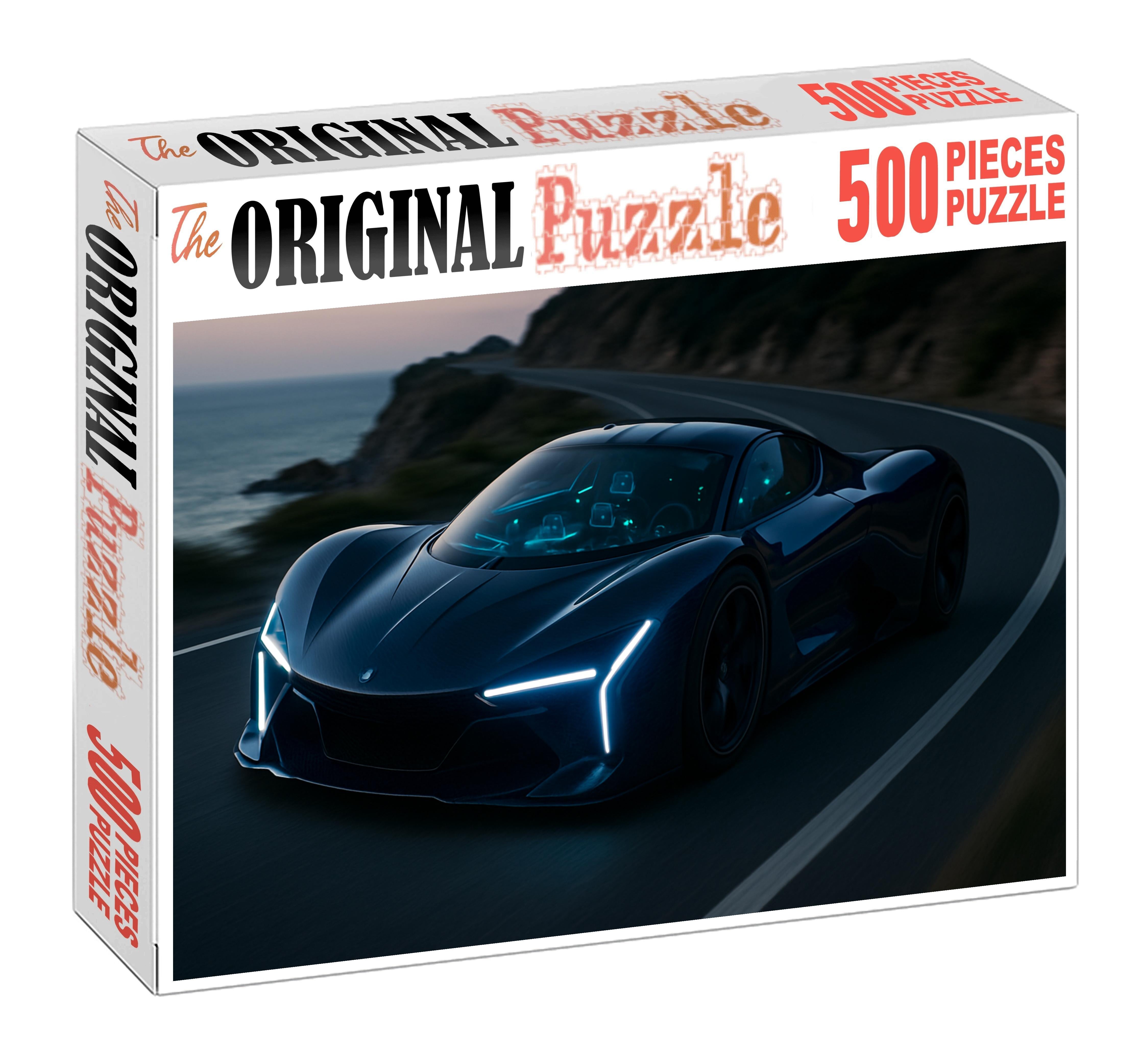 Stratos Mirage Gt Carbon-fiber Electrified Super Gt 500 Piece Puzzle