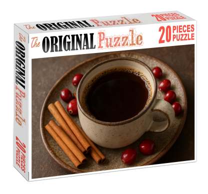 Cinder Trail Medium Roast Coffee Blend Highlighting Red Fruit And Spiced Cinnamon 50 Piece Puzzle