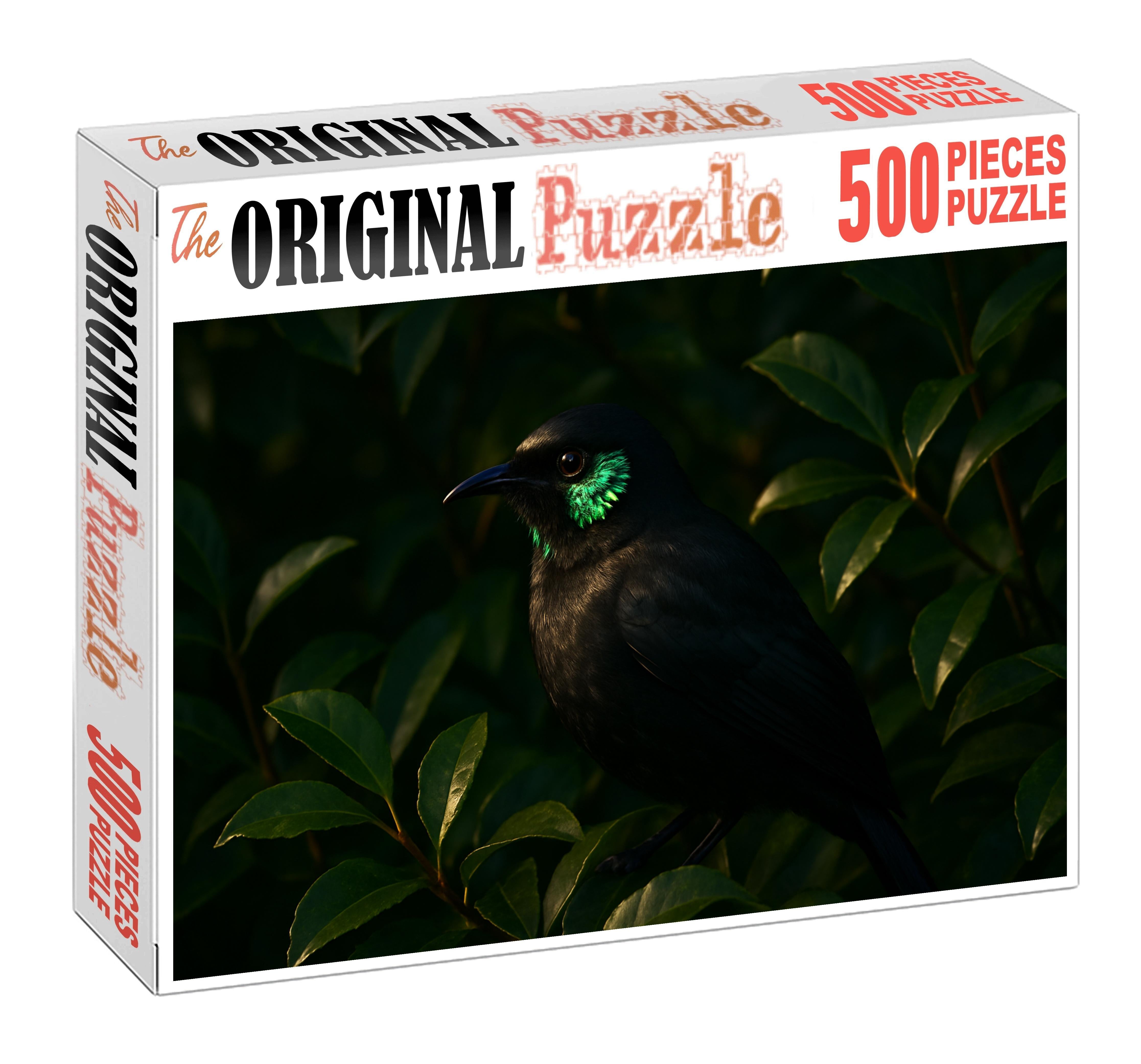 Velvet Asity Exotic Forest Gem 50 Piece Puzzle