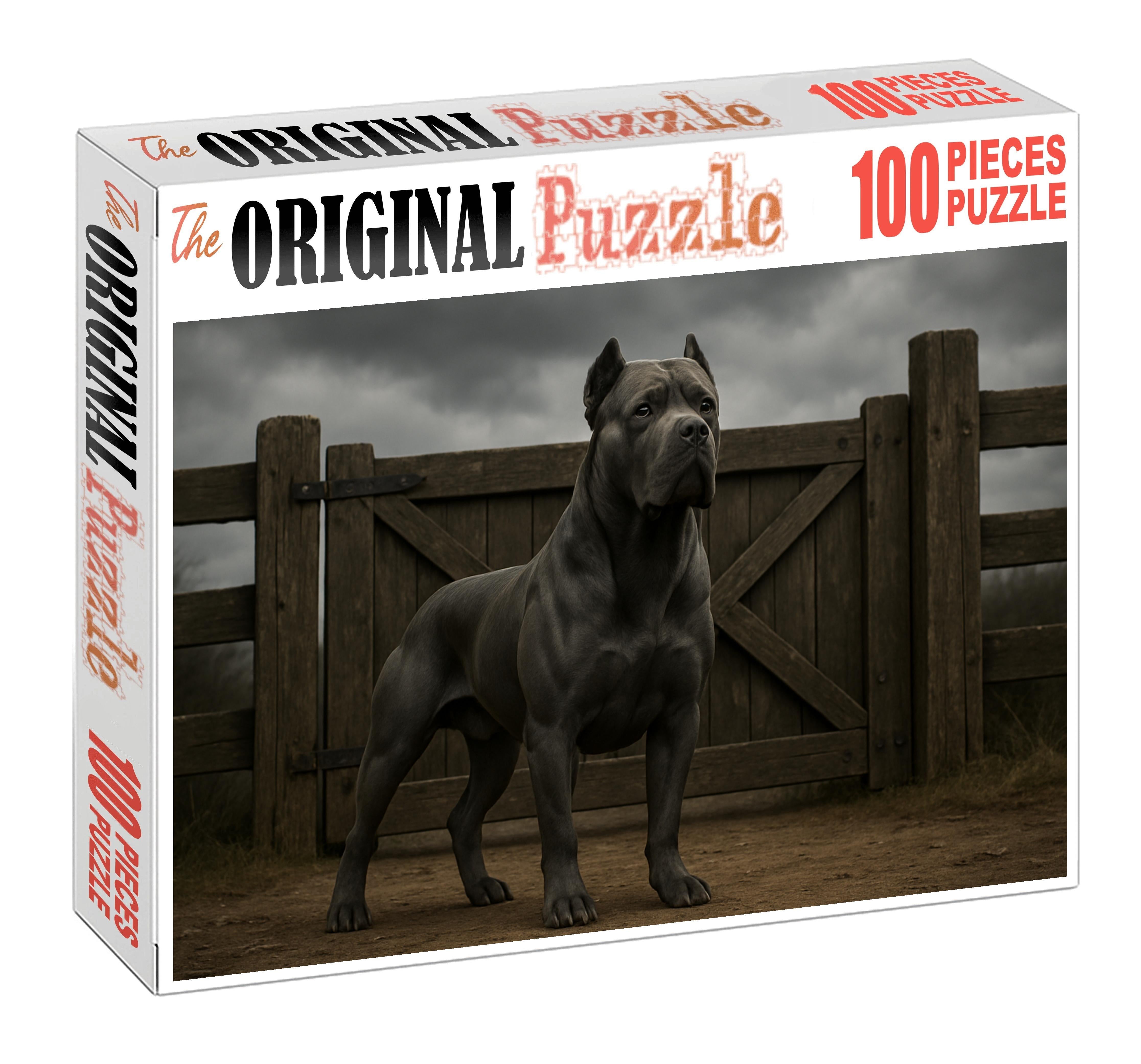 Slate Sentinel Custom Jigsaw Puzzle