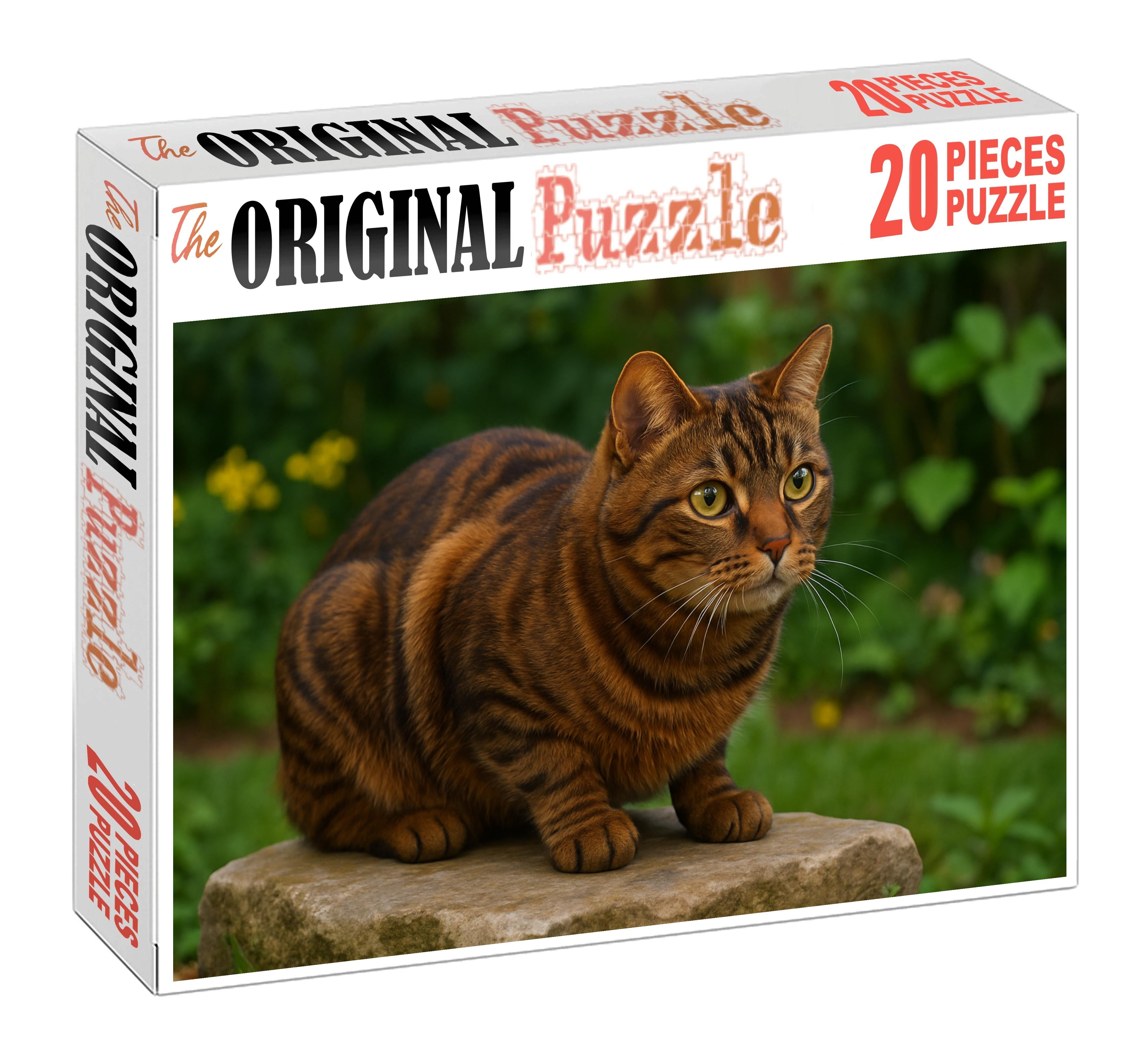 Chestnut Brindle Manx Puzzle Collection