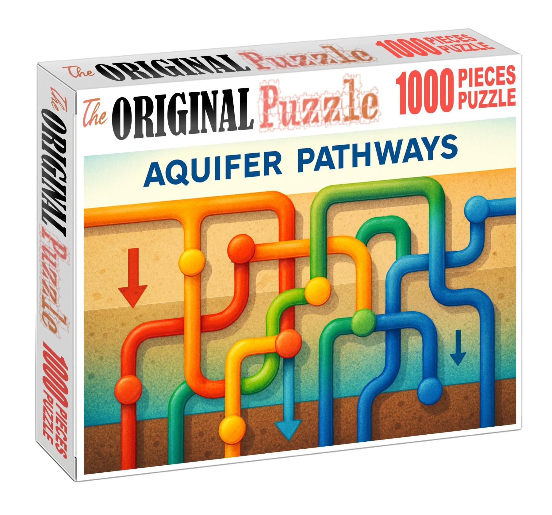 Subterranean Aquifer Network Chart 300 Piece Puzzle