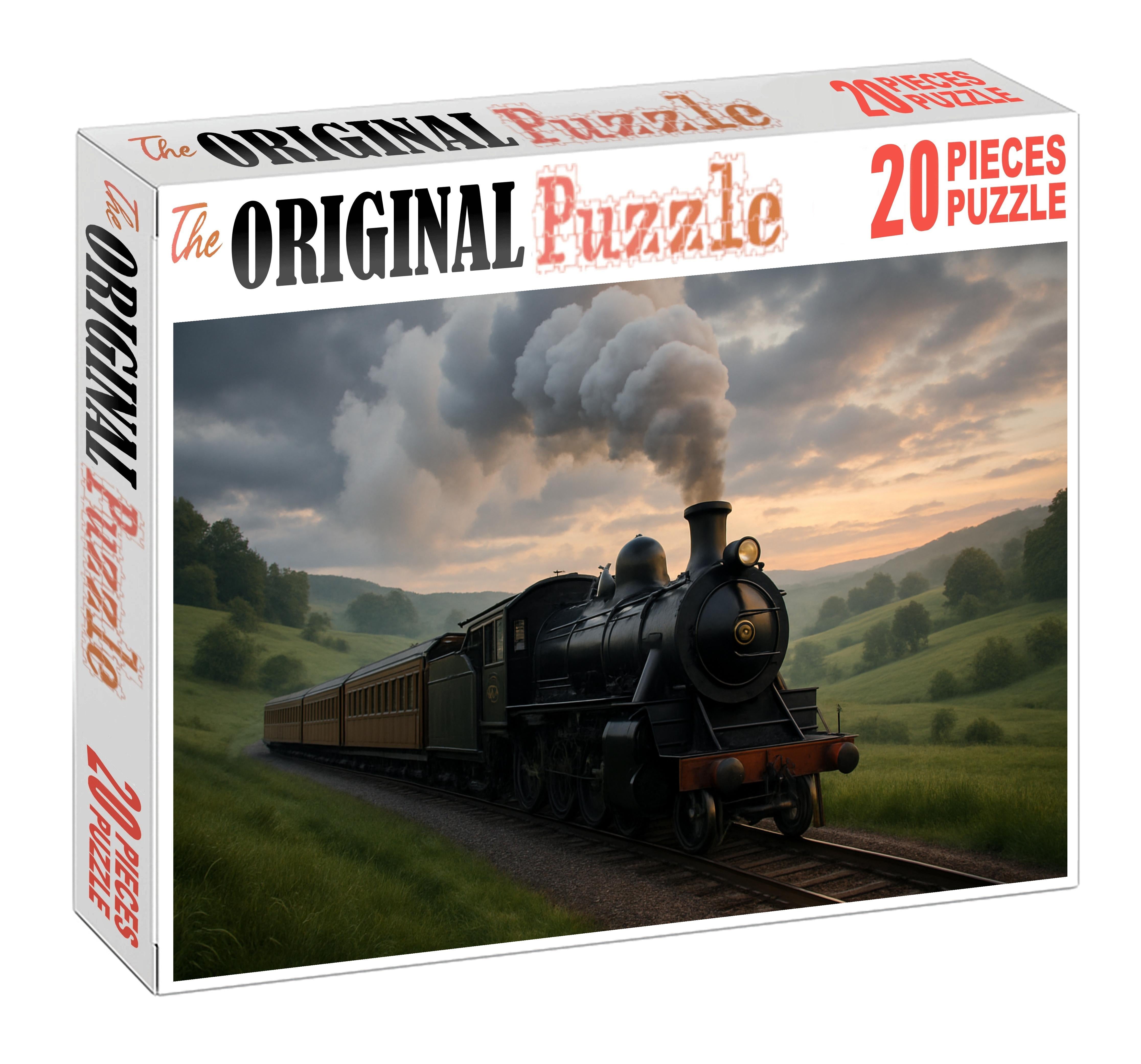 Steam-powered Tourist Narrow-gauge Train Premium Puzzle Pieces