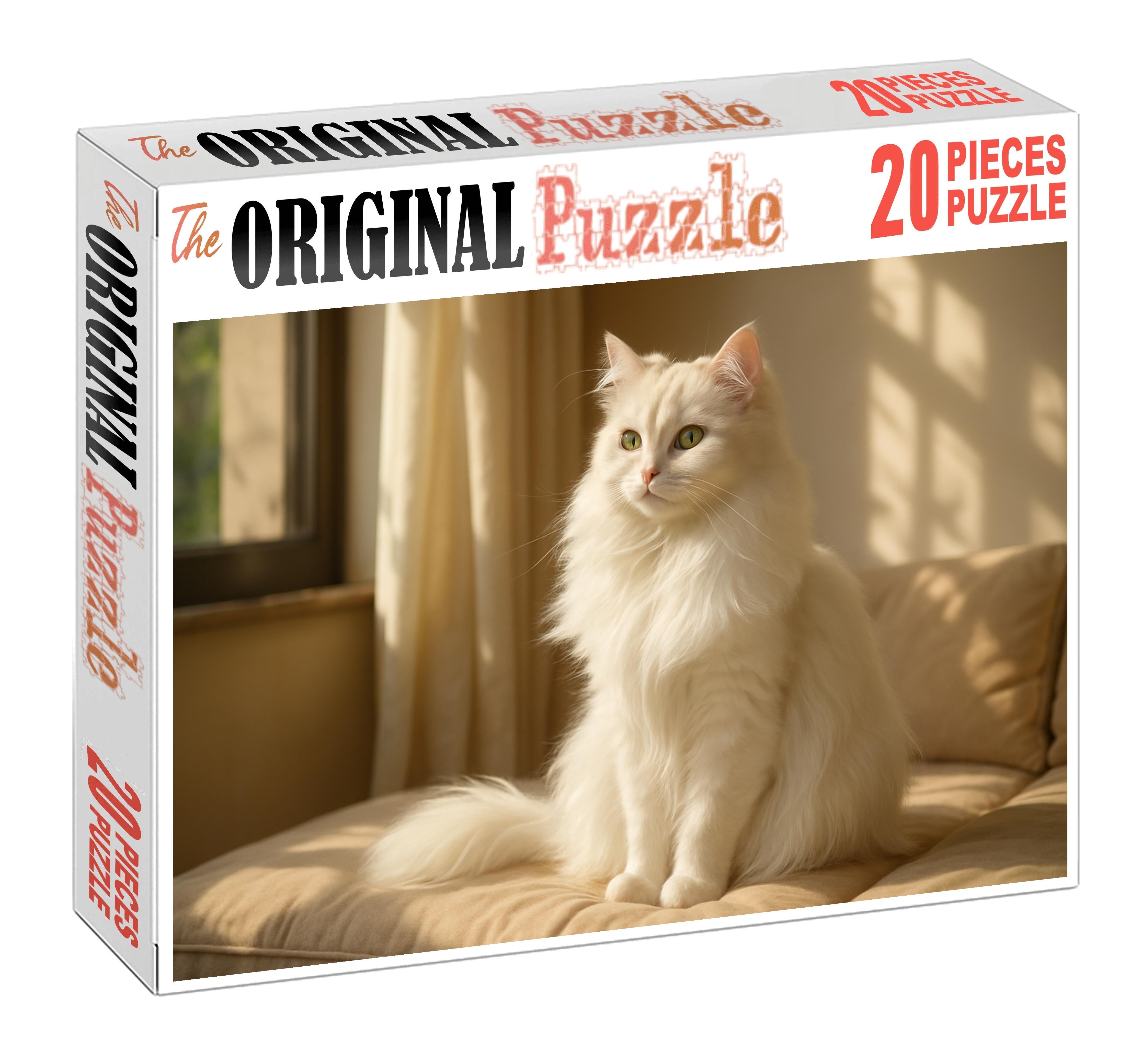 Pearl Whisper Silky White Longhair With Gentle Grace Challenging Puzzles