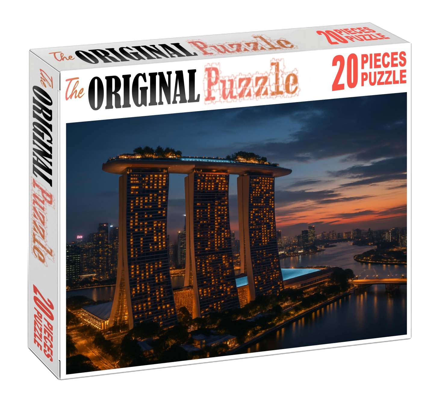 Marina Bay Sands Singapore Recognized By 7156 For Its Innovative Skyline Silhouette Unique Puzzle Design