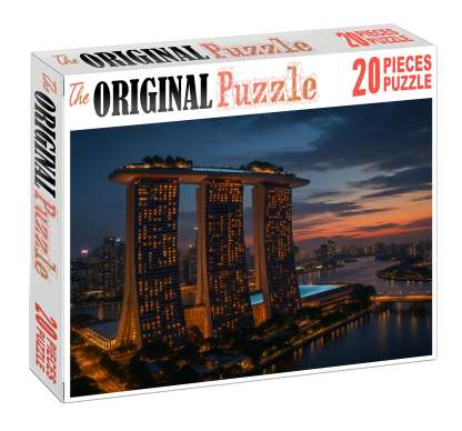 Marina Bay Sands Singapore Recognized By 7156 For Its Innovative Skyline Silhouette Unique Puzzle Design
