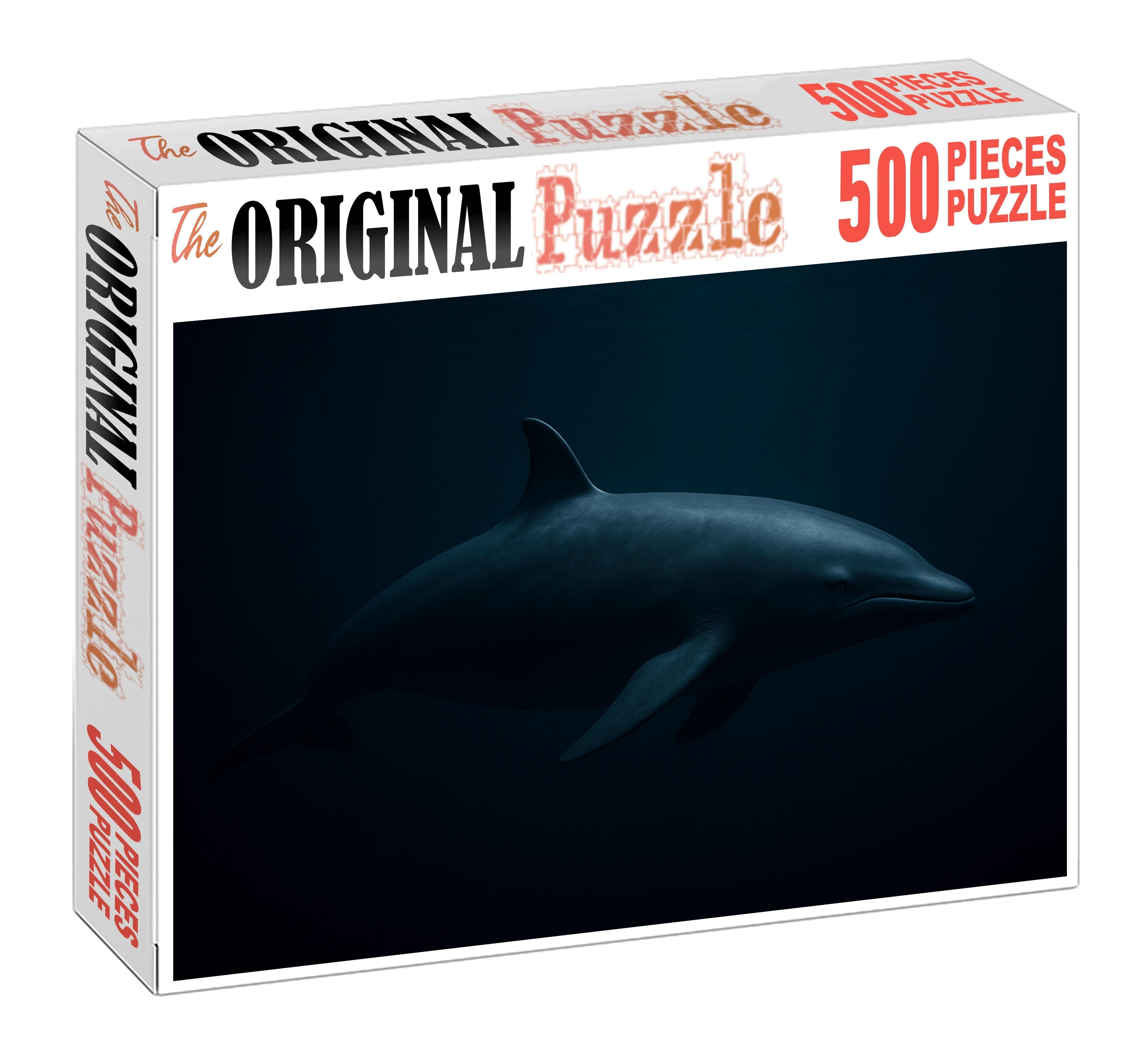 Dusky Fin Whaler Deep-water Solitary Cetacean Puzzle Fun