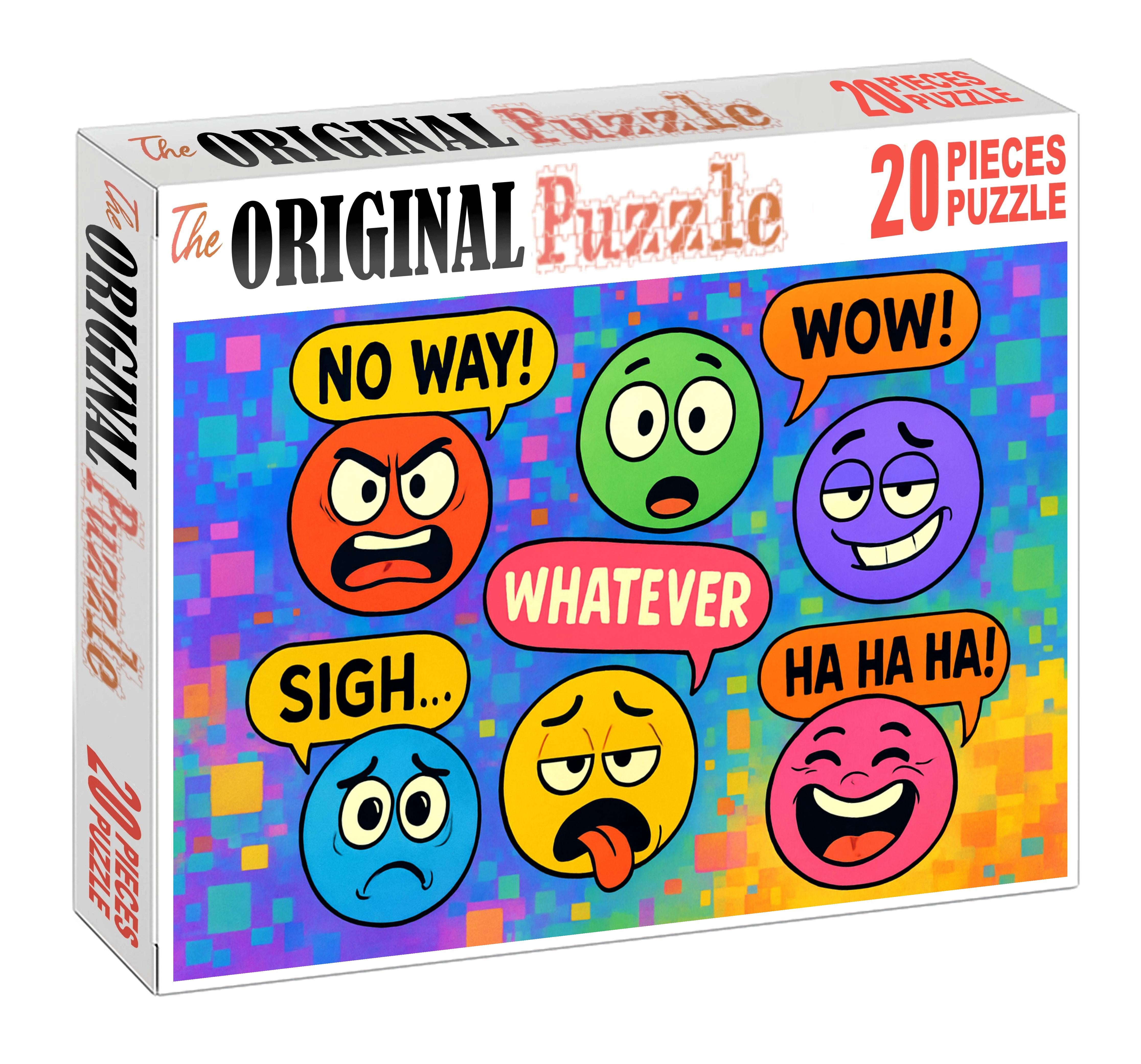 Viral Meme Phenomenon The Animated Emoticon Saga Puzzle Collection