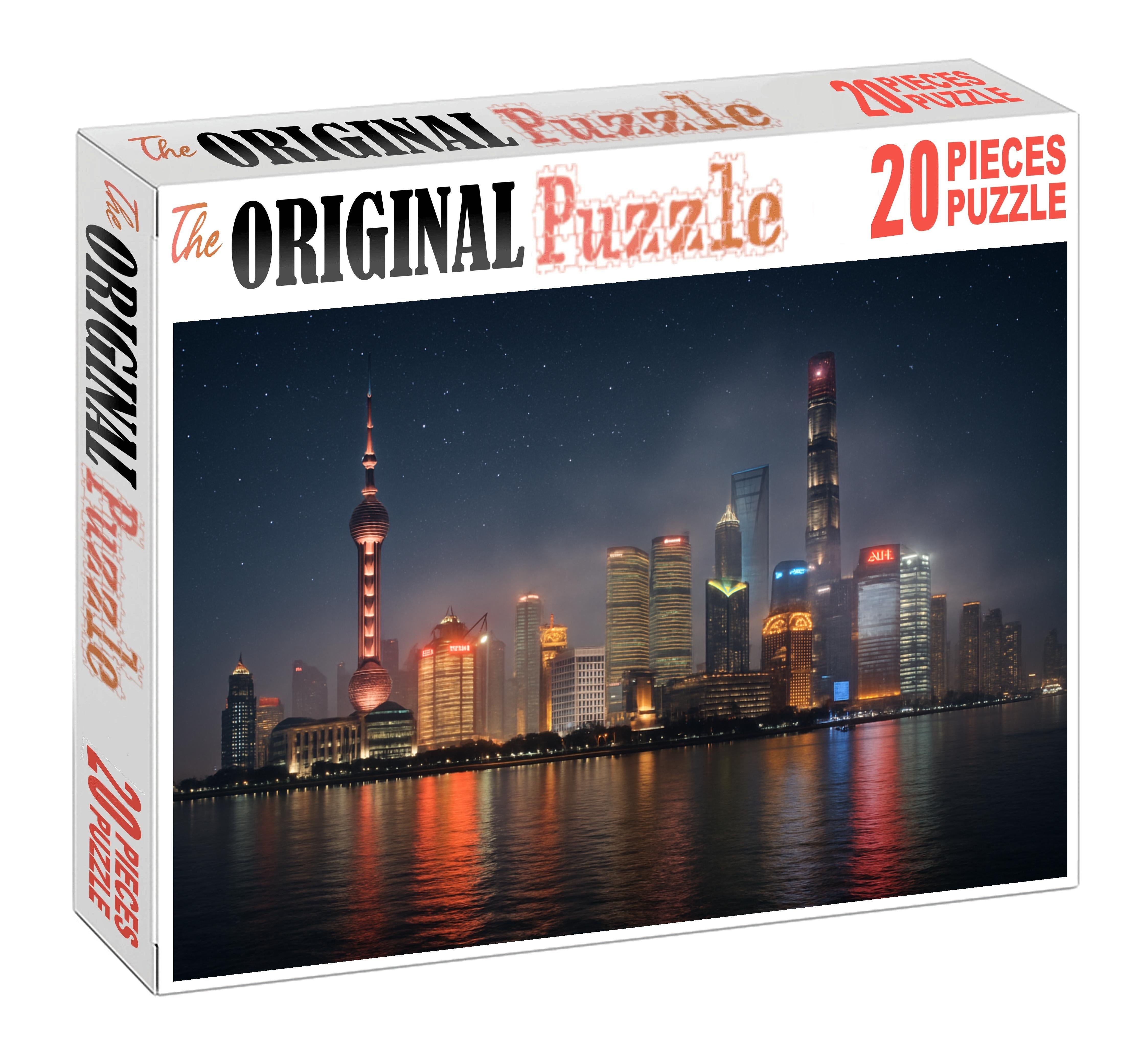 Shanghai Pudong Skyline A Futuristic Icon Among Global Financial Districts 1000 Piece Puzzle