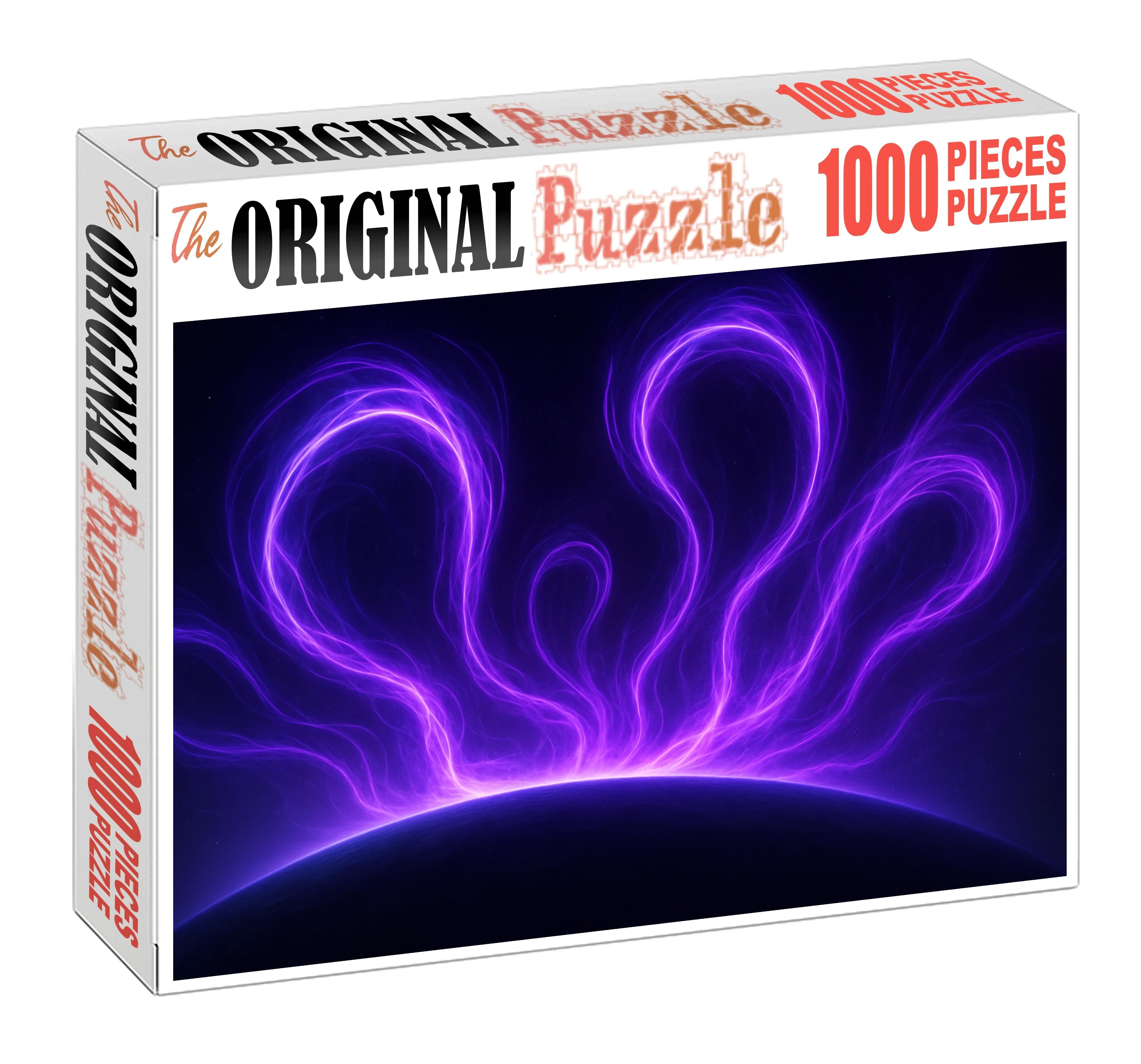Violet Plasma Arcs Puzzle For Adults