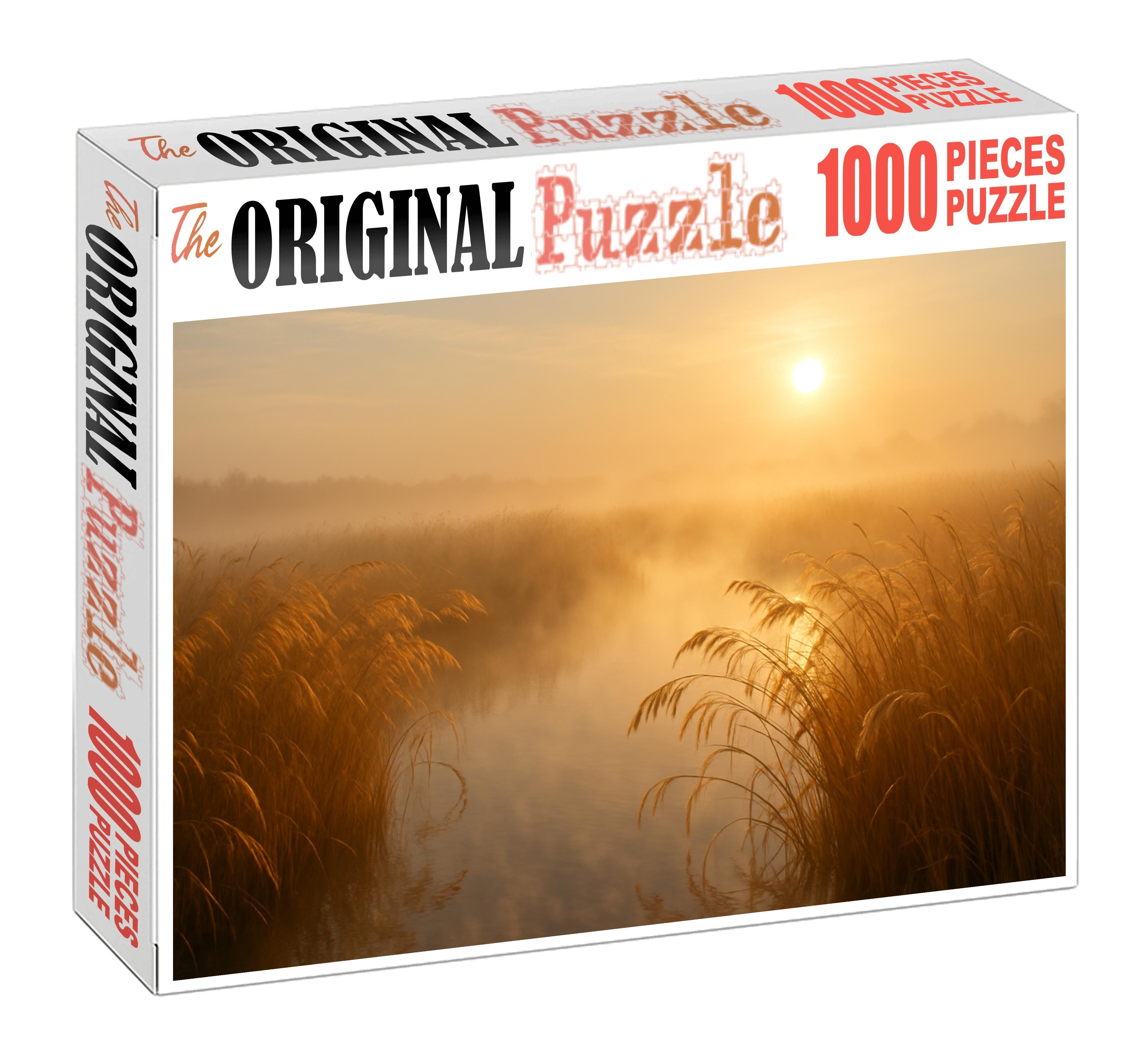 Golden Reed Marshland Large Format Puzzle
