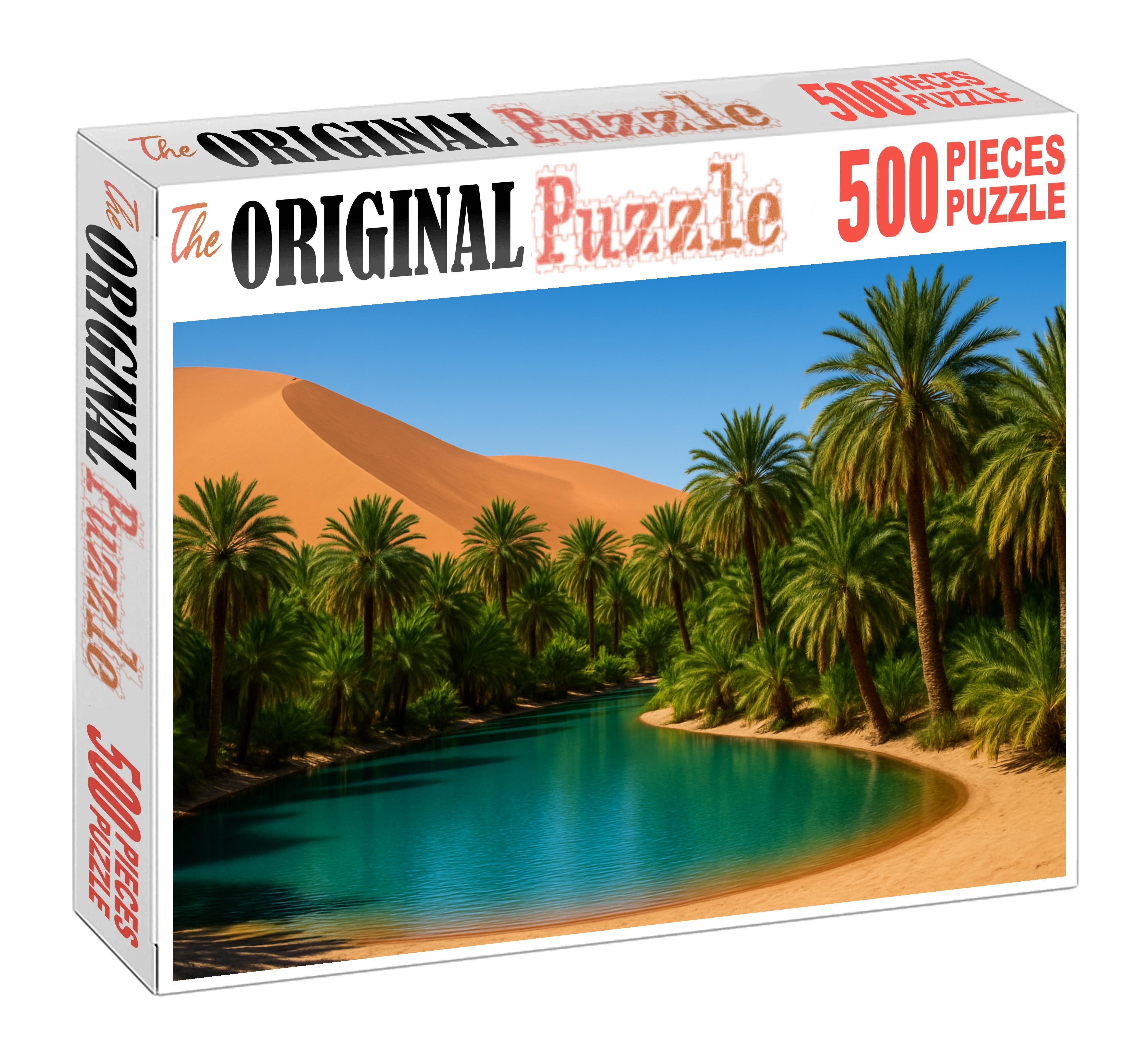 Golden Oasis Haven 300 Piece Puzzle
