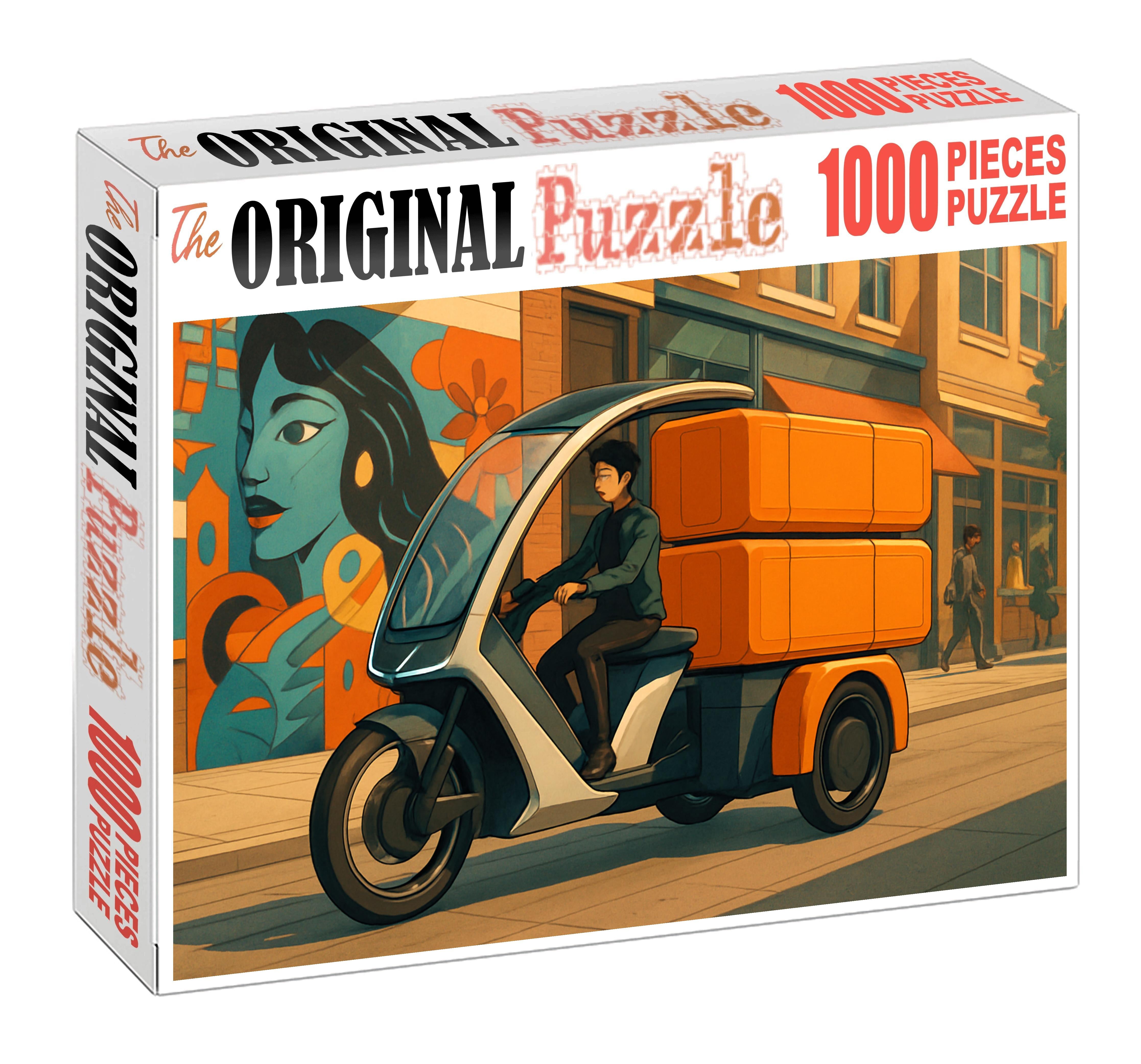 Automated Electric Freight Trike 500 Piece Puzzle