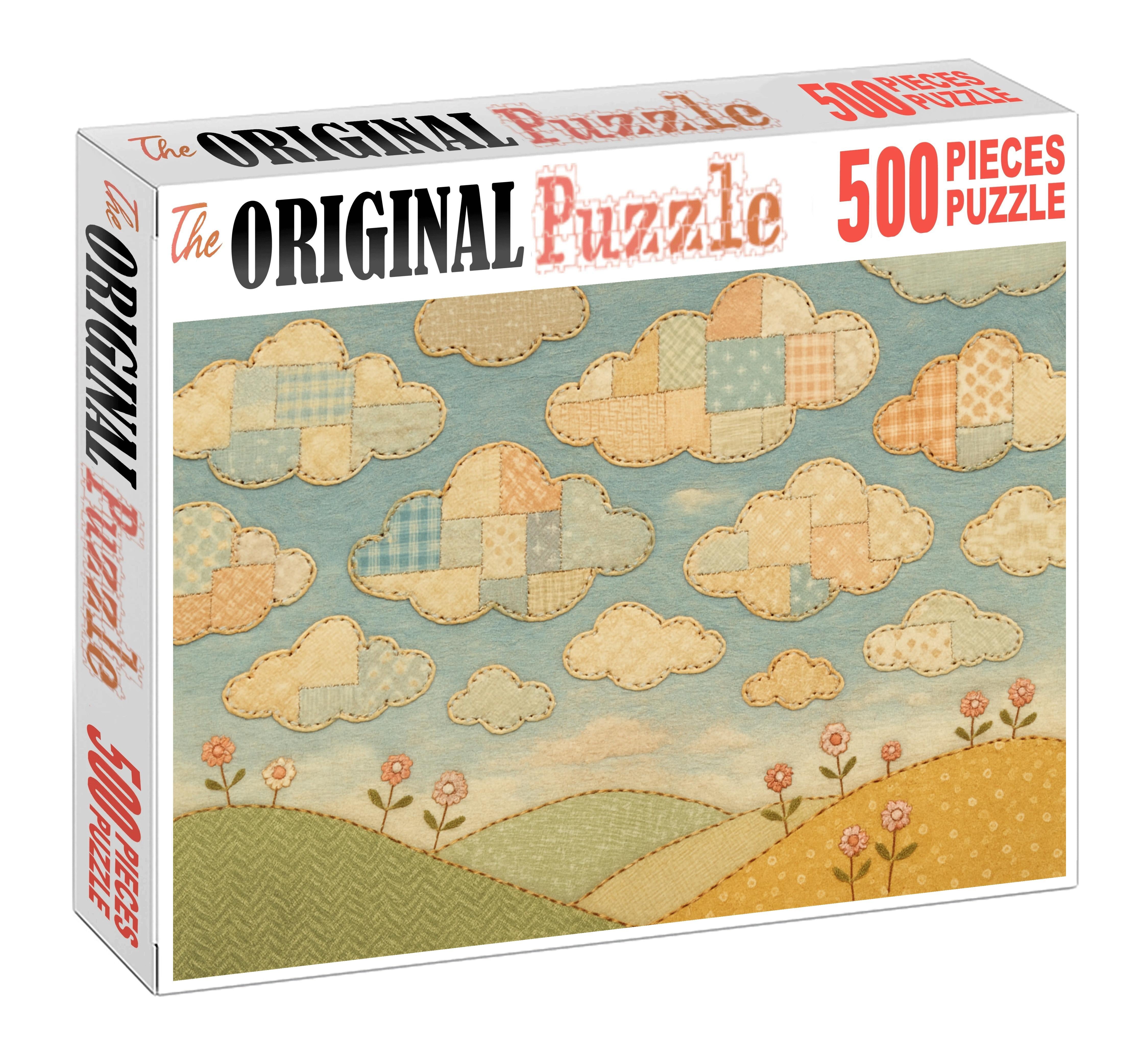 Patchwork Cloud Farm Puzzle Challenge