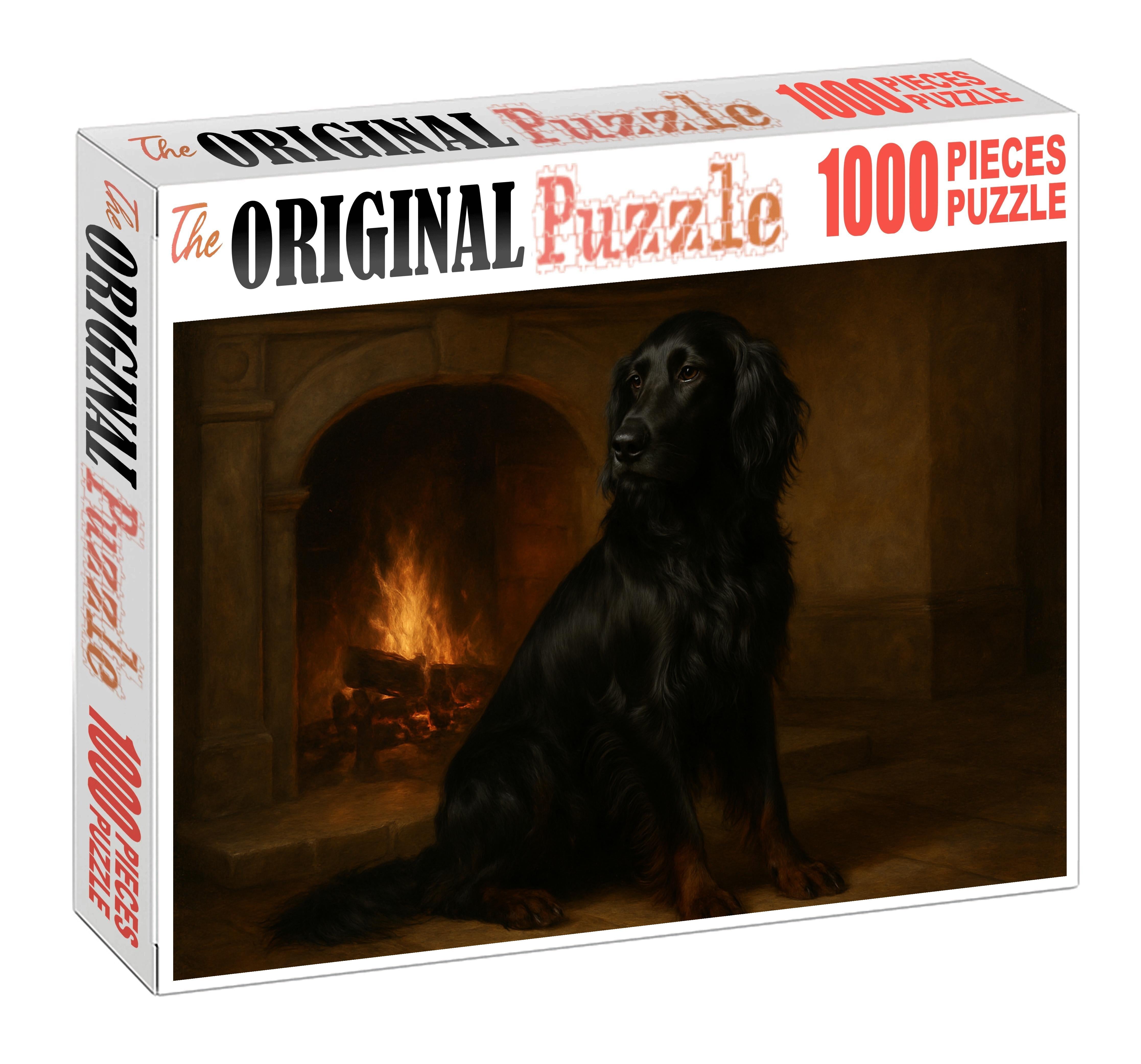Silken Shadow Long-haired Dark Companion With Calm Loyalty Puzzle For Kids
