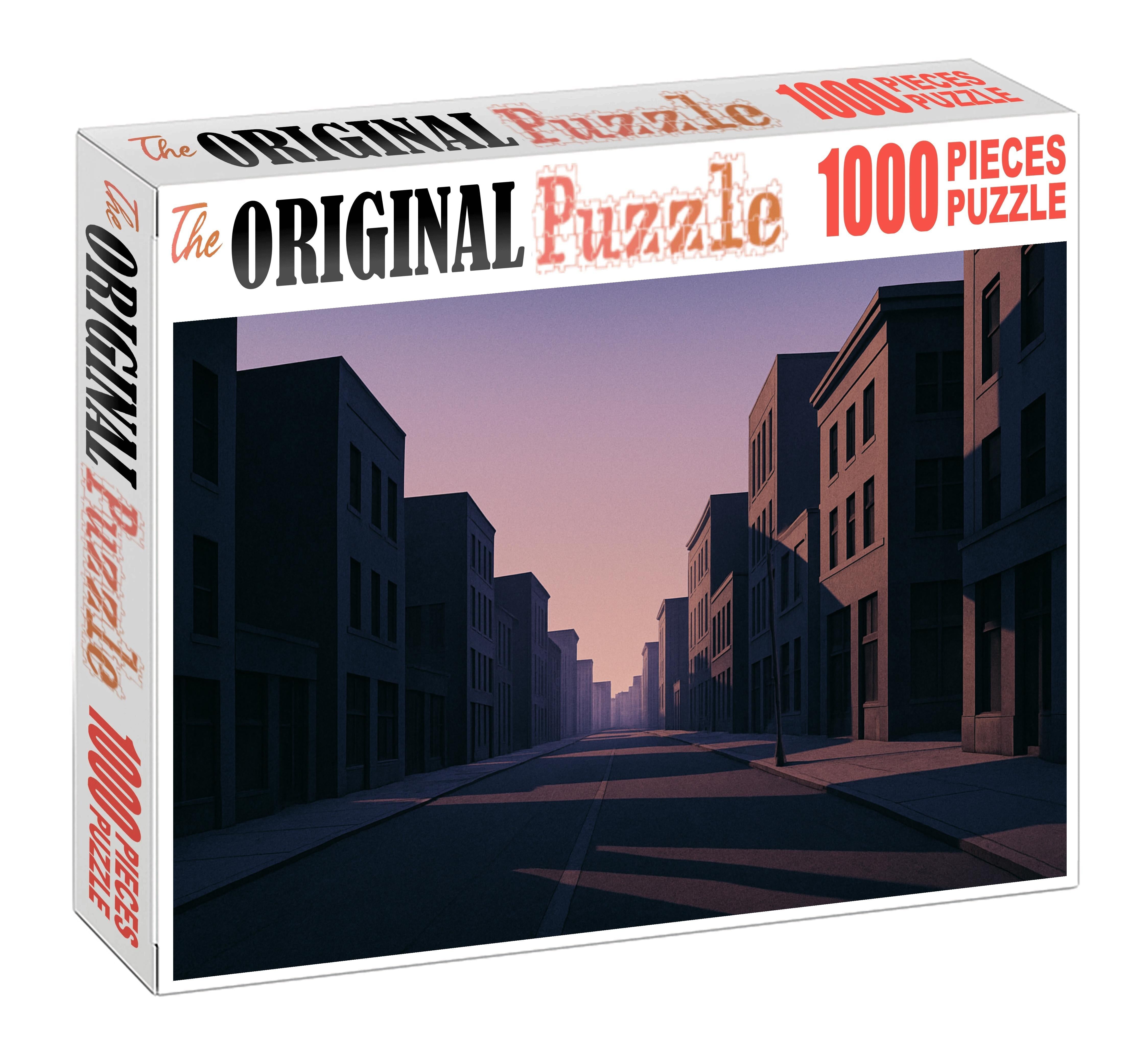 Silent City At Dusk Puzzle For Adults